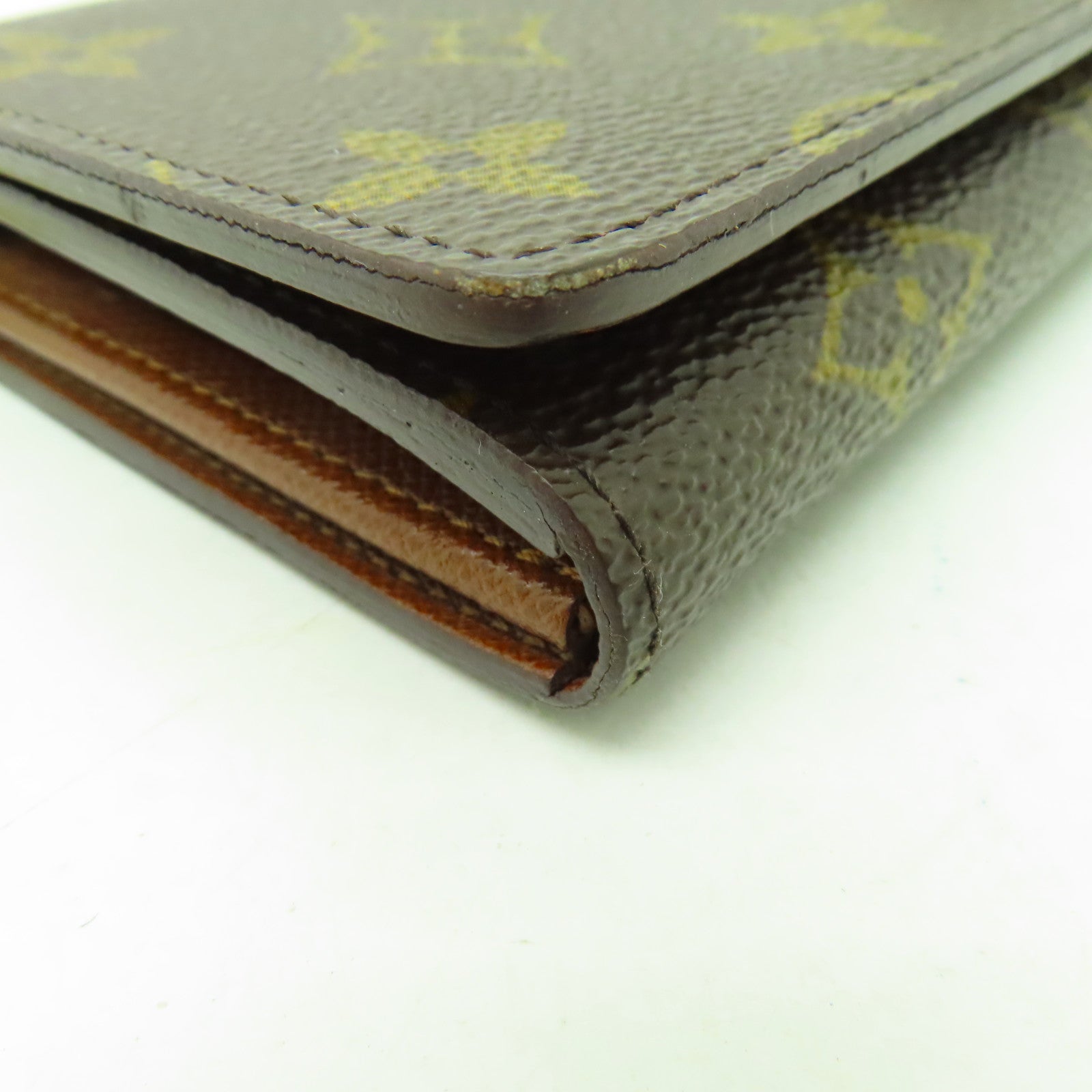 LOUIS VUITTON Monogram Wallet金扣錢包啡色