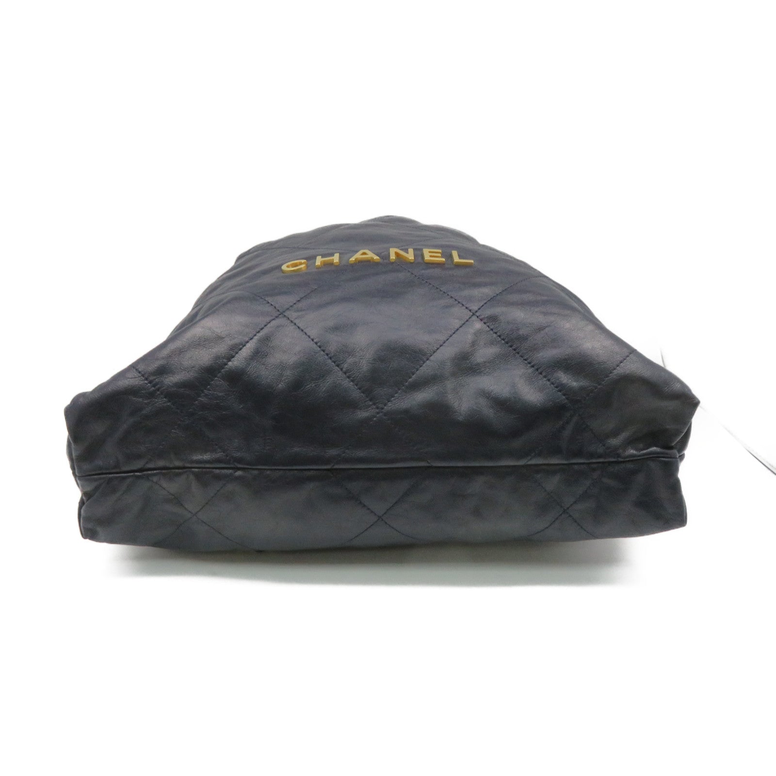 CHANEL rhombus leather Backpack backpack royal blue