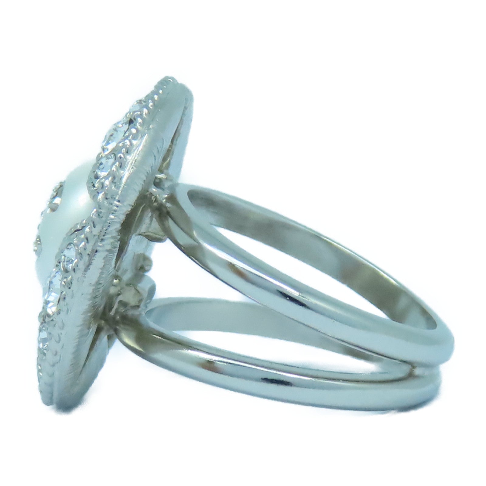 CHANEL 金屬Ring戒指US#6.75