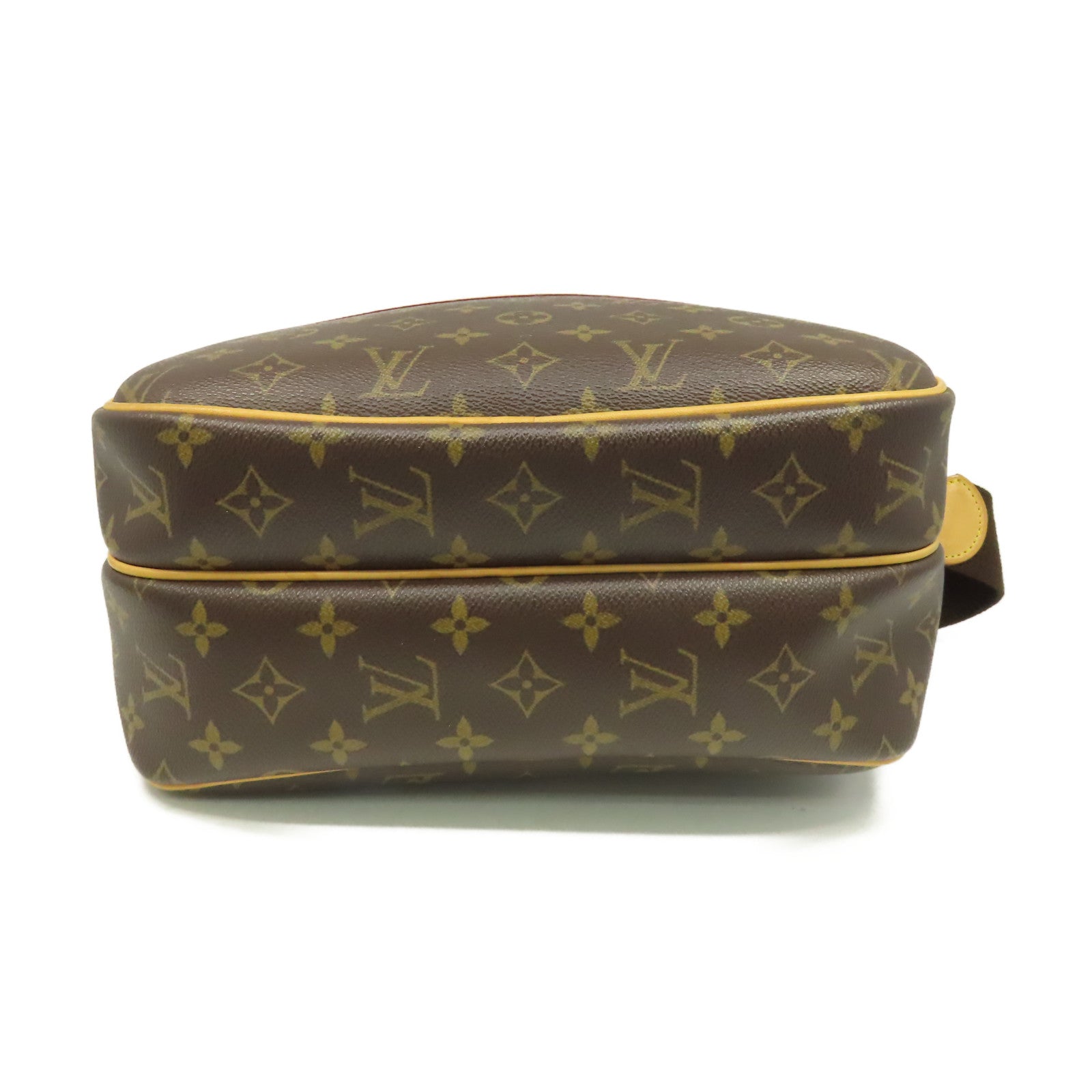 LOUIS VUITTON Monogram Reporter PM Shoulder Bag肩背袋啡色