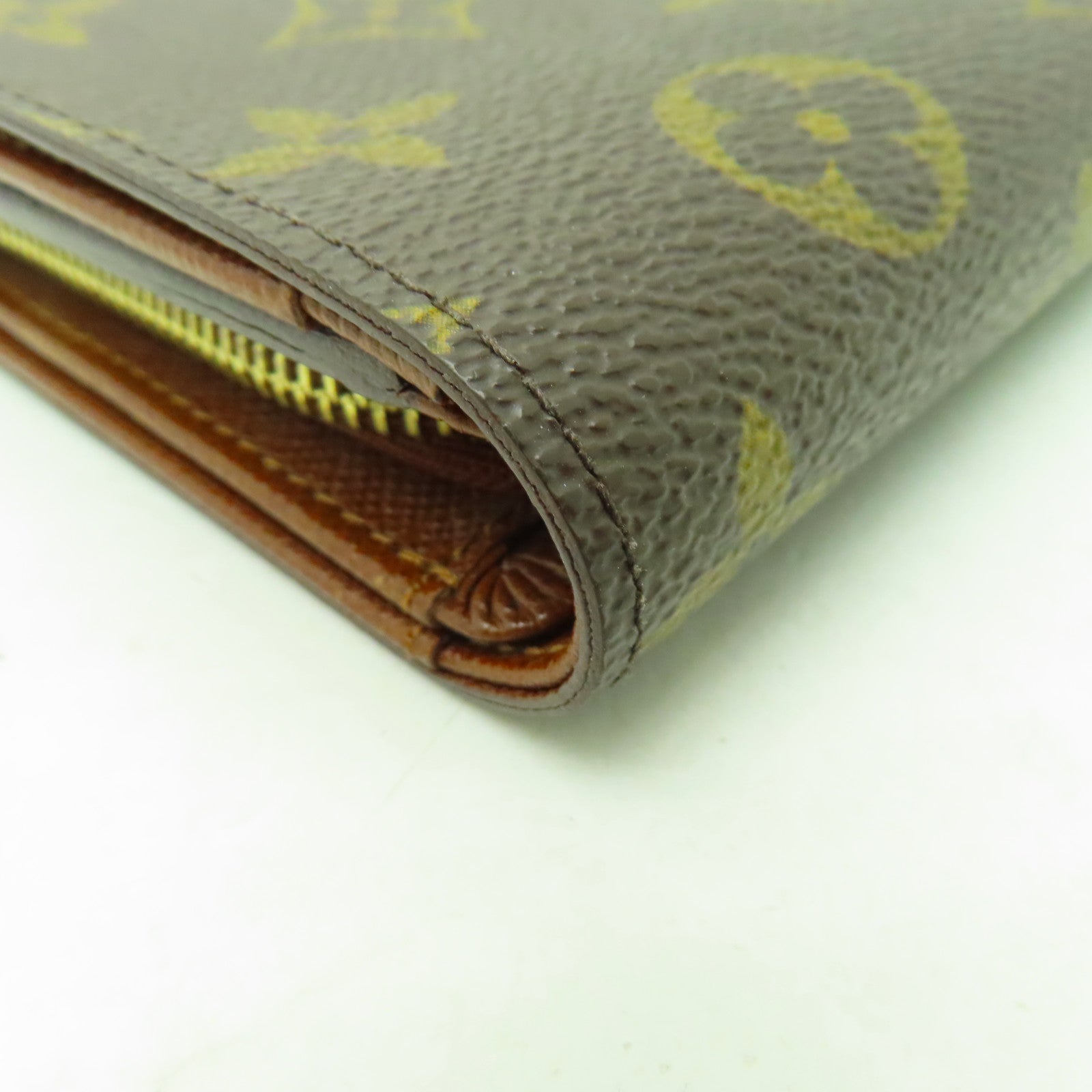 LOUIS VUITTON Monogram Wallet金扣錢包啡色
