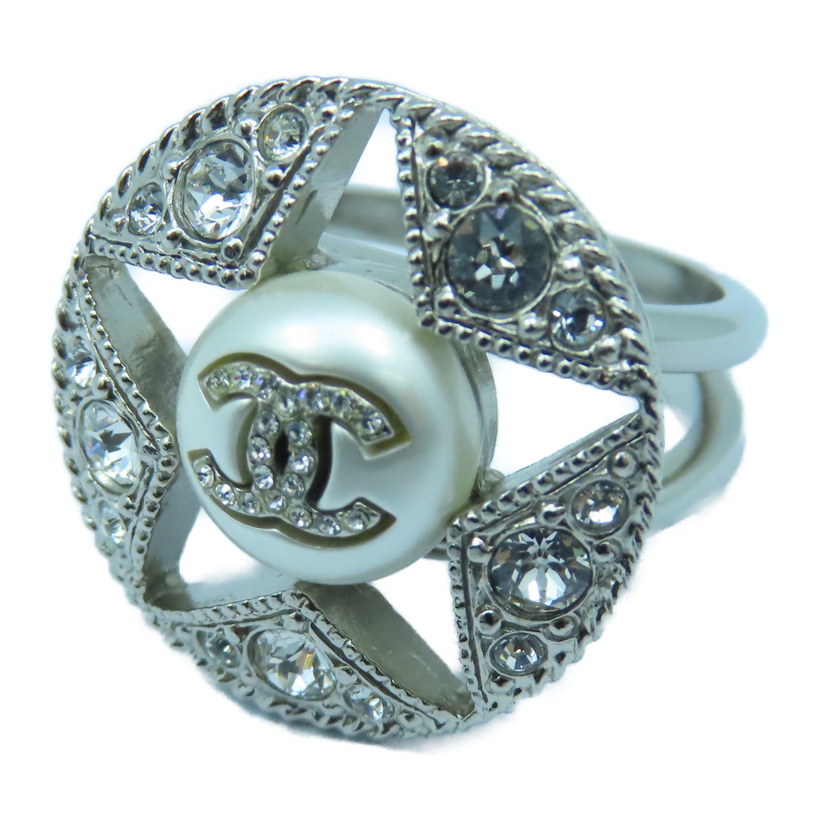 CHANEL 金屬Ring戒指US#6.75