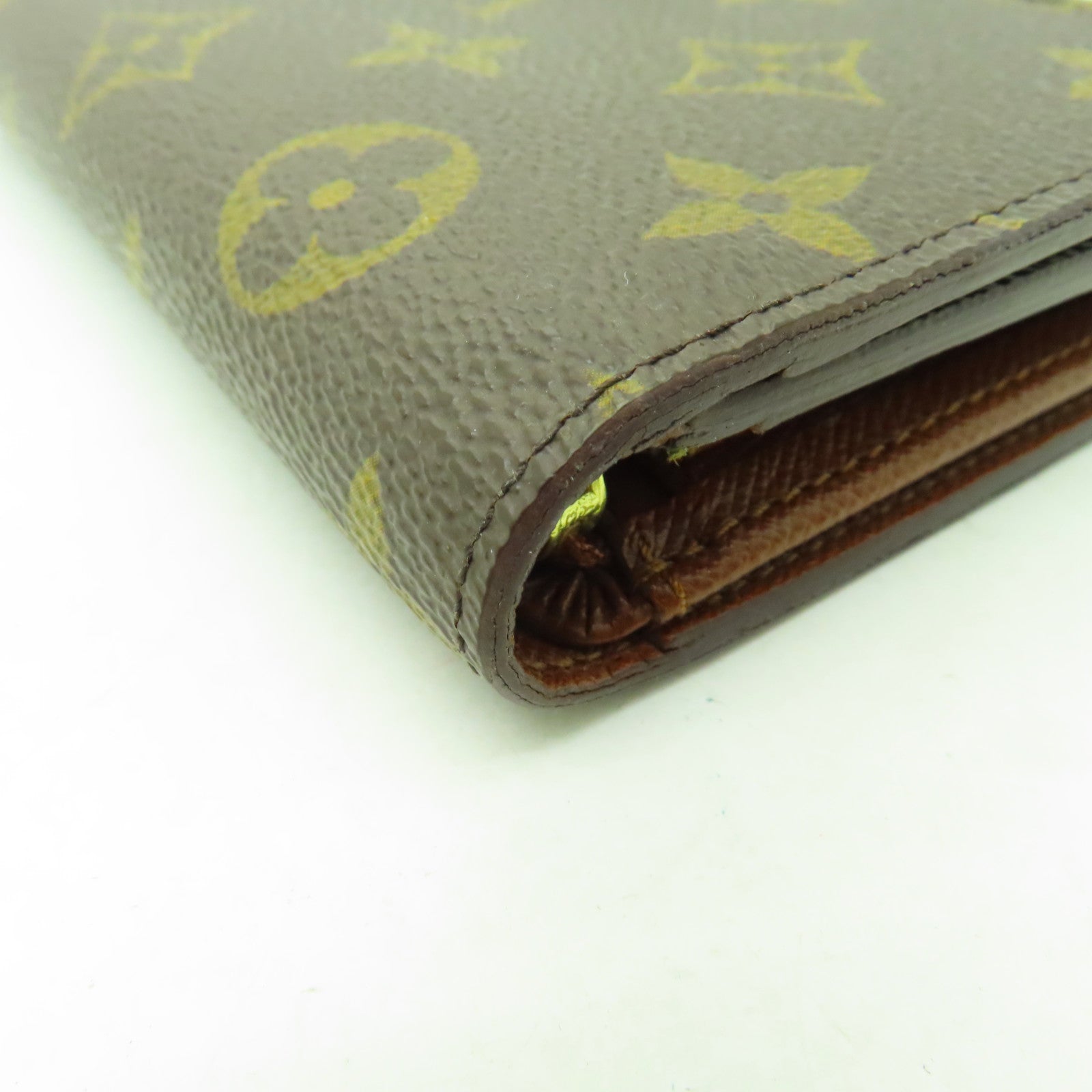 LOUIS VUITTON Monogram Wallet金扣錢包啡色