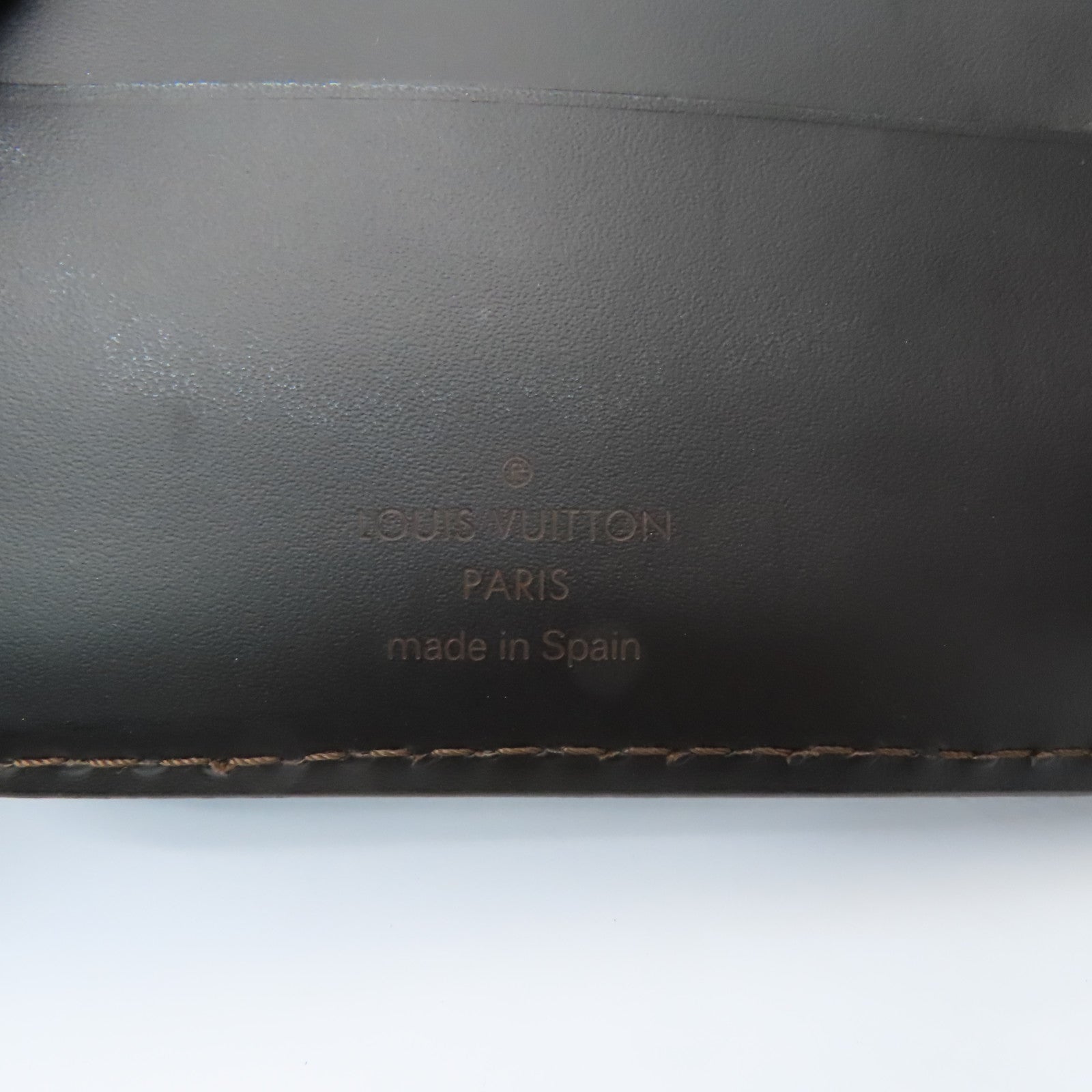LOUIS VUITTON 【激減優惠】牛皮皮革Utah Porte錢包啡色