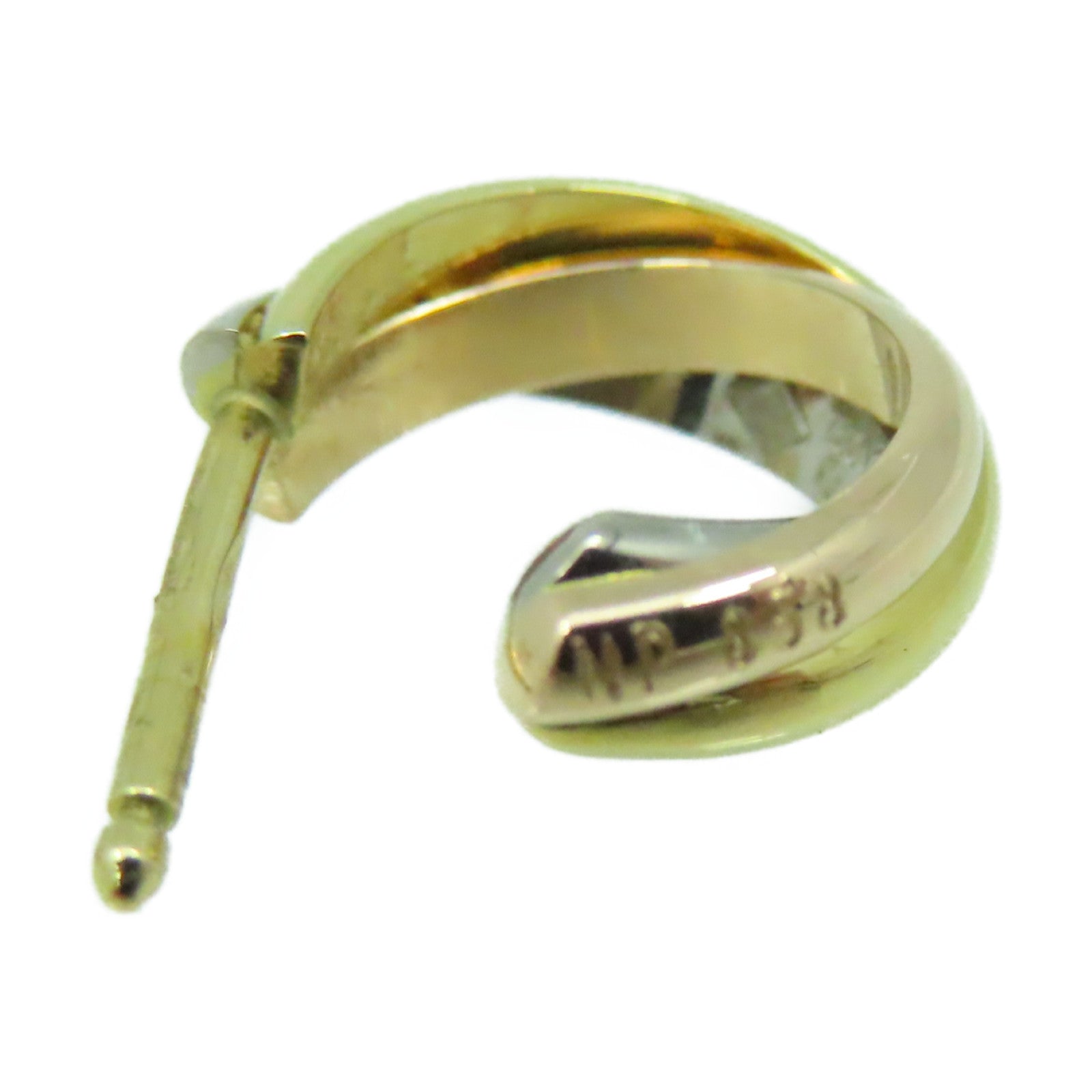 CARTIER 18K黃金/白金/玫瑰金Trinity Earrings耳環