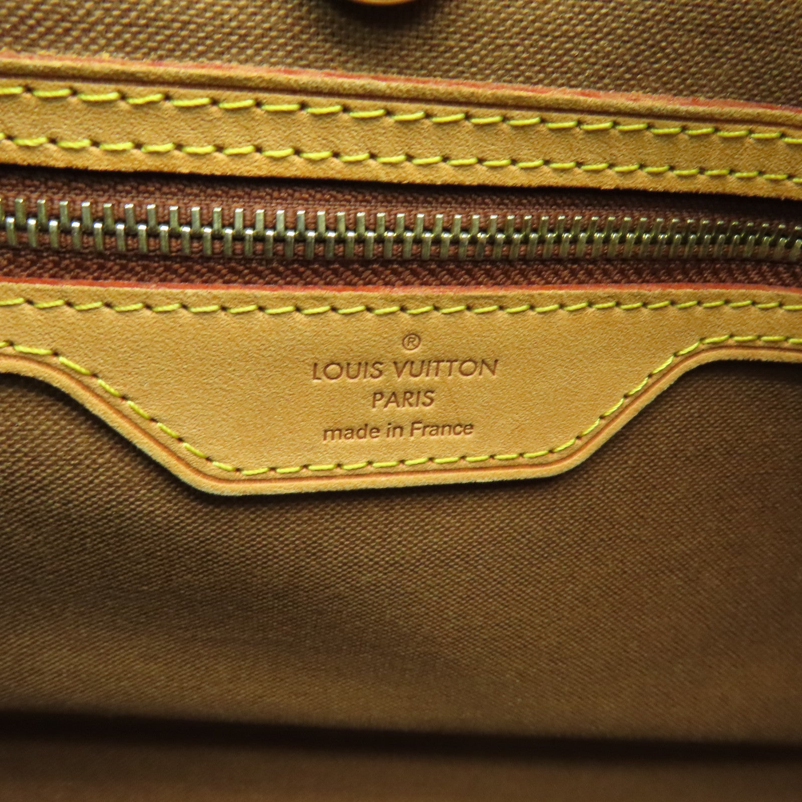 LOUIS VUITTON Monogram Batignolles Horizontal金扣肩背袋棕色