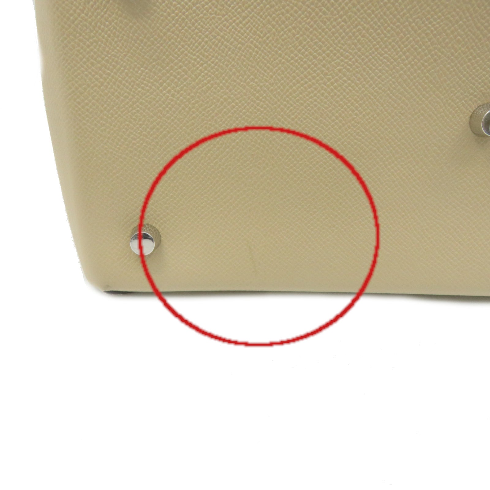 HERMES [Sharp Discount] Evercolor Leather/Epsom Leather MaxiBox Cabas 30 Hand BagTrench Hand Bag Apricot
