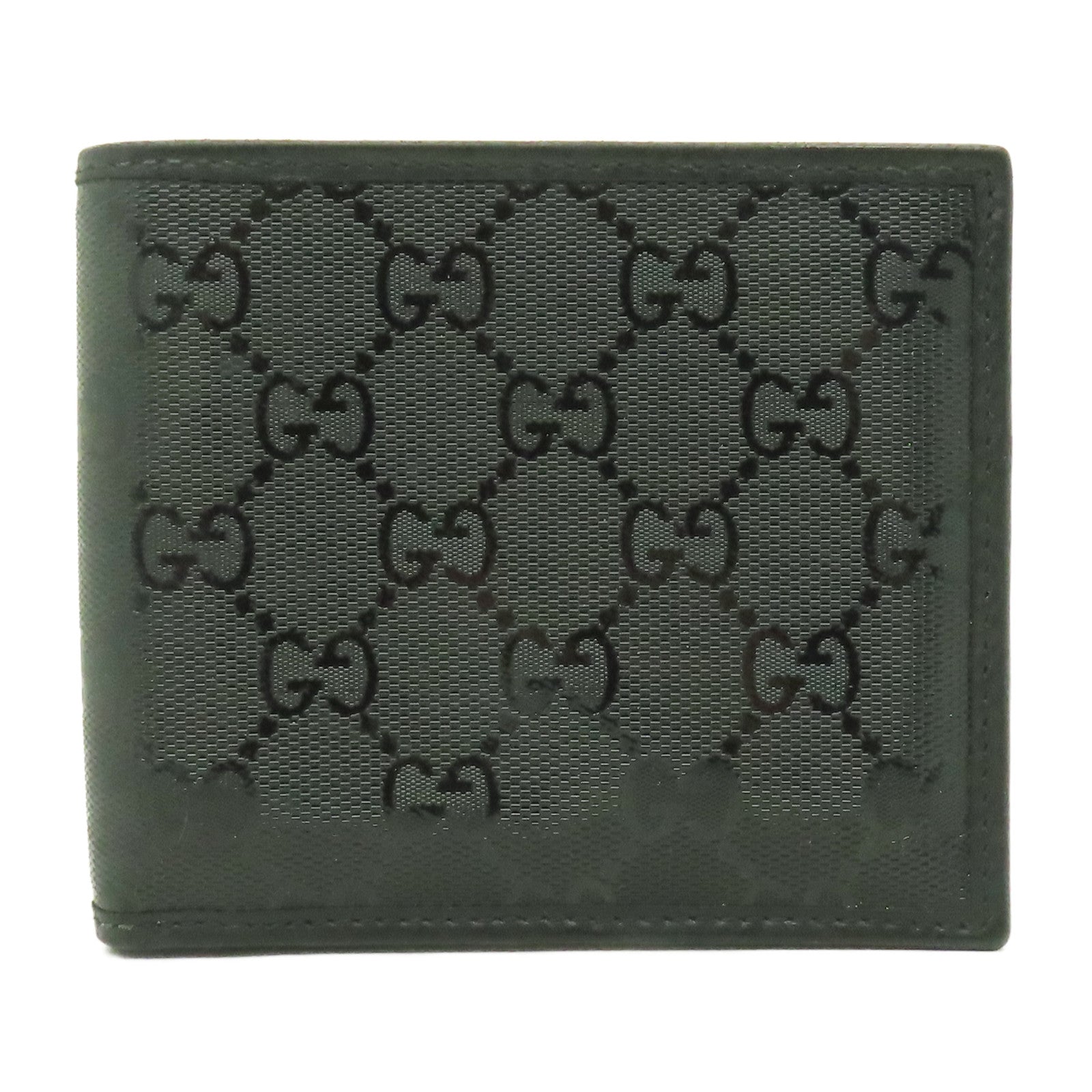 GUCCI 塗層帆布Wallet錢包黑色
