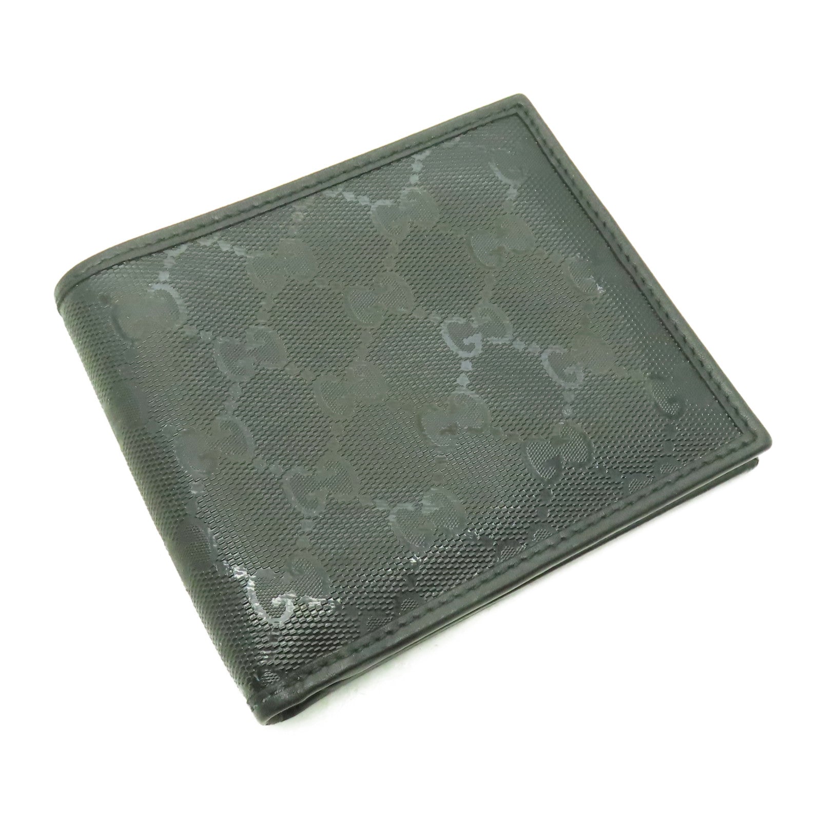 GUCCI 塗層帆布Wallet錢包黑色