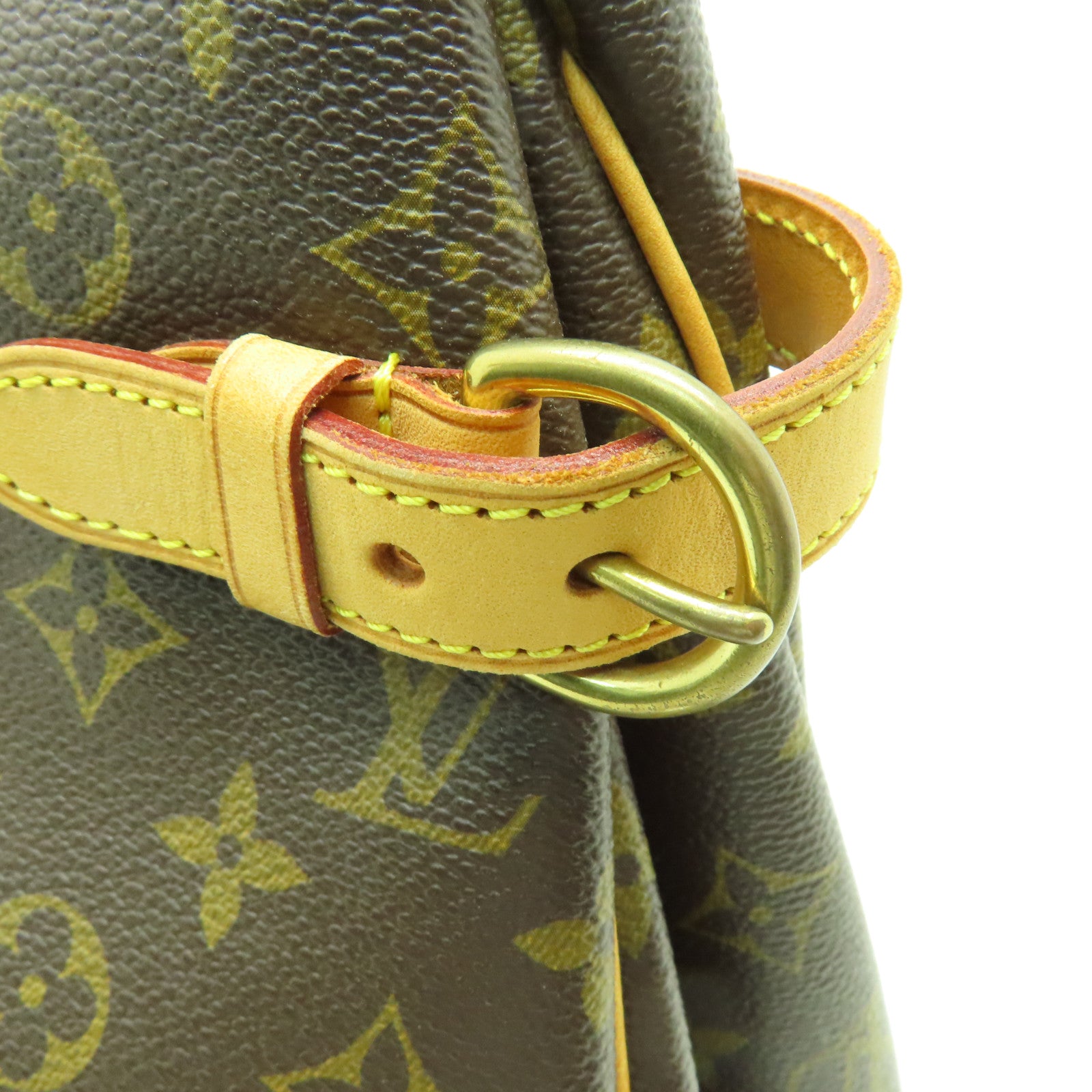 LOUIS VUITTON Monogram Batignolles Horizontal金扣肩背袋棕色