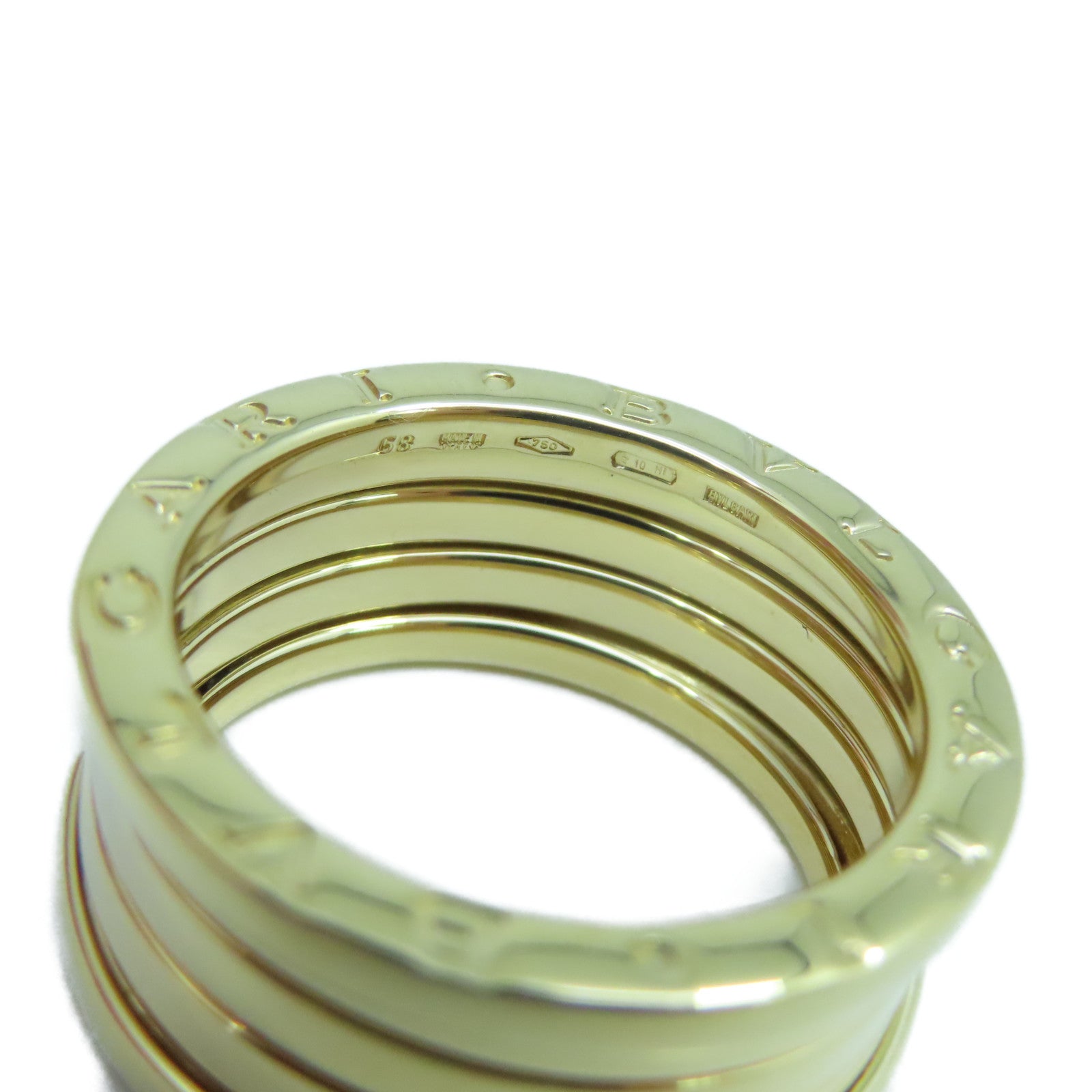 BVLGARI 18K黄金B-zero1 Ring戒指US#8/BVLGARI#58