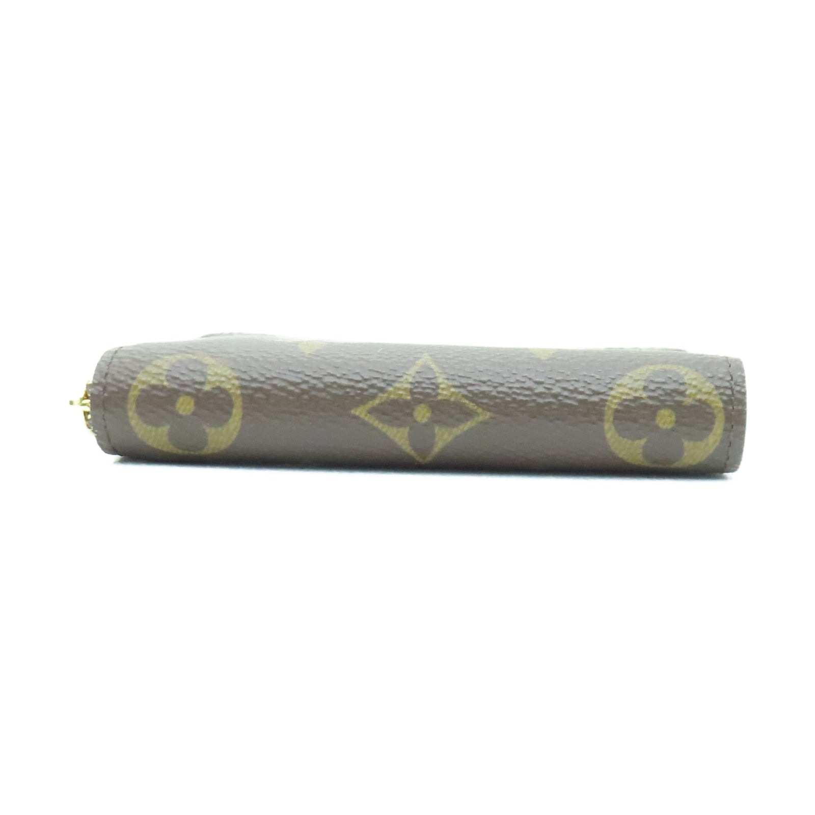 LOUIS VUITTON Monogram Zippy Coin Purse金扣錢包啡色