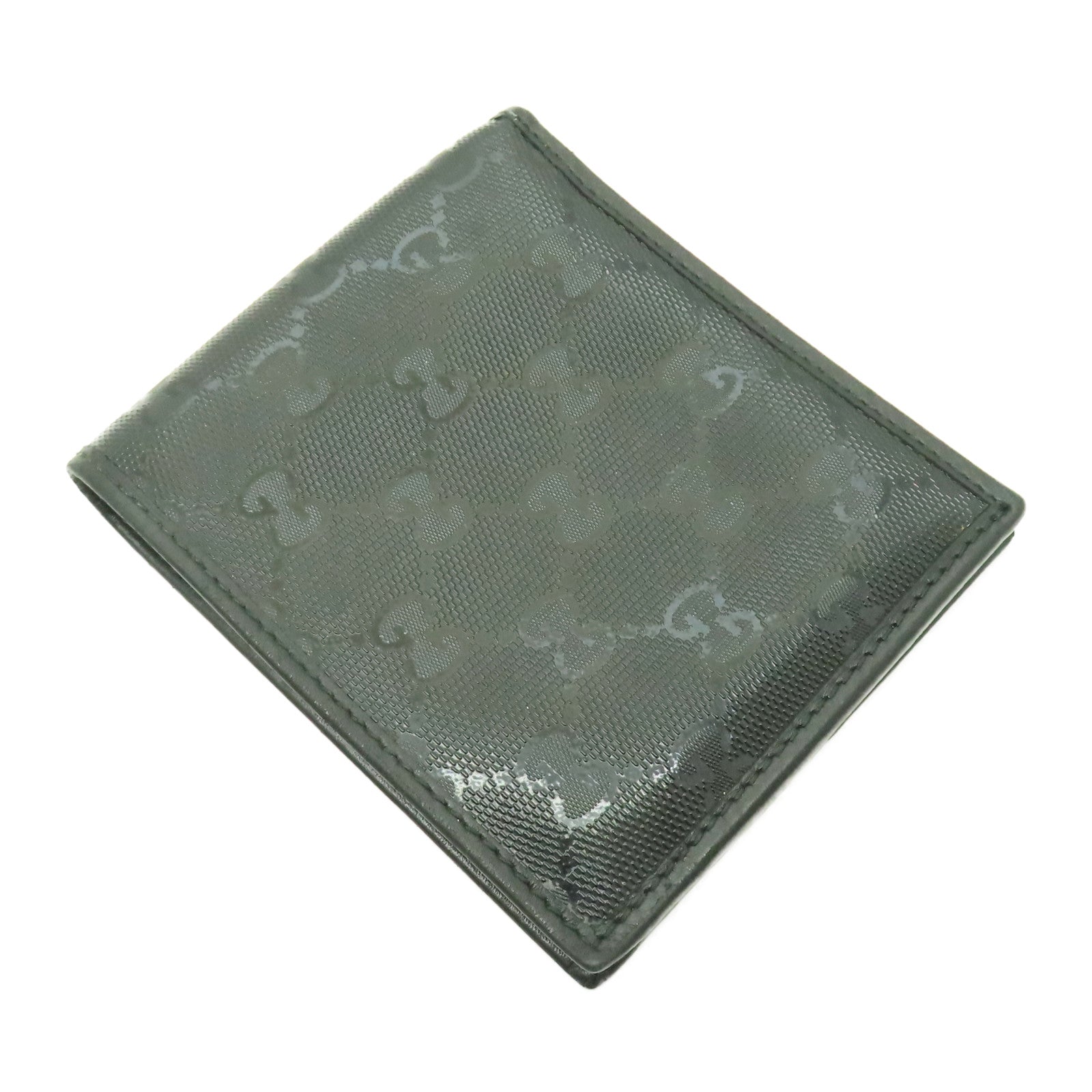GUCCI 塗層帆布Wallet錢包黑色
