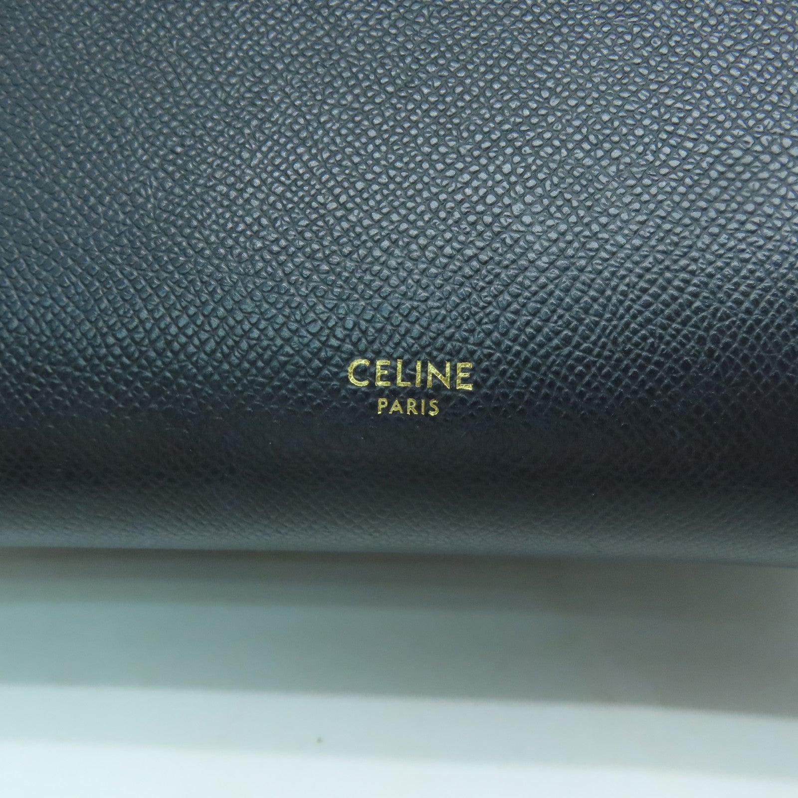 CELINE 【激減優惠】牛皮皮革Belt Bag金扣手挽肩背兩用袋黑色