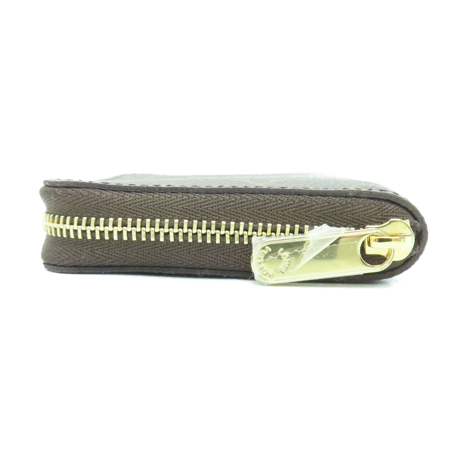 LOUIS VUITTON Monogram Zippy Coin Purse金扣錢包啡色