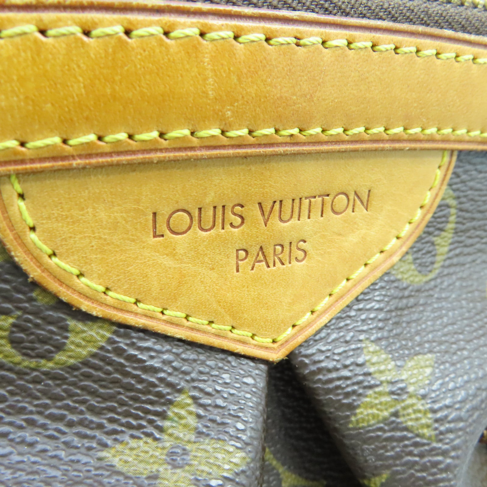 LOUIS VUITTON Monogram Tivoli GM金扣肩背袋啡色