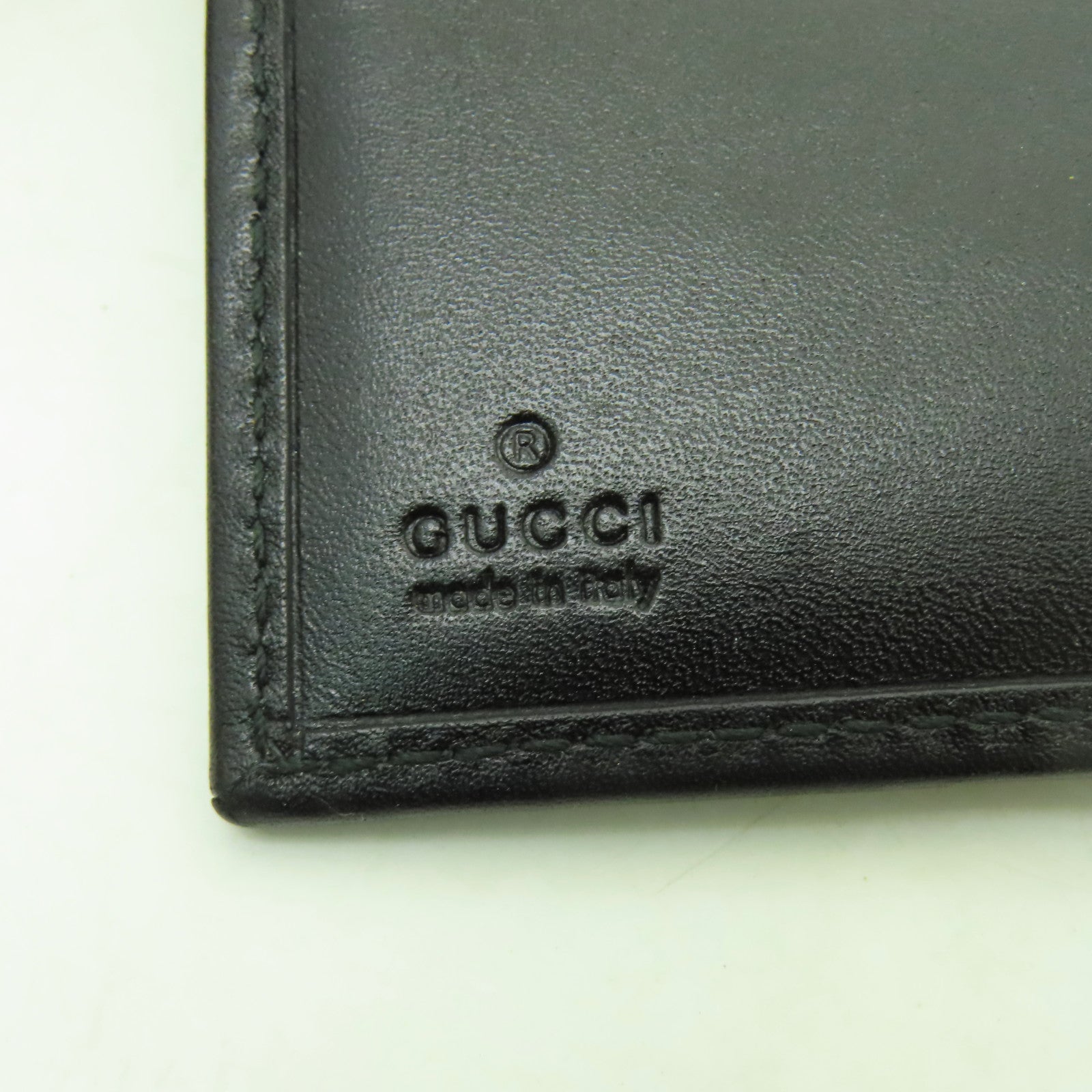 GUCCI 塗層帆布Wallet錢包黑色