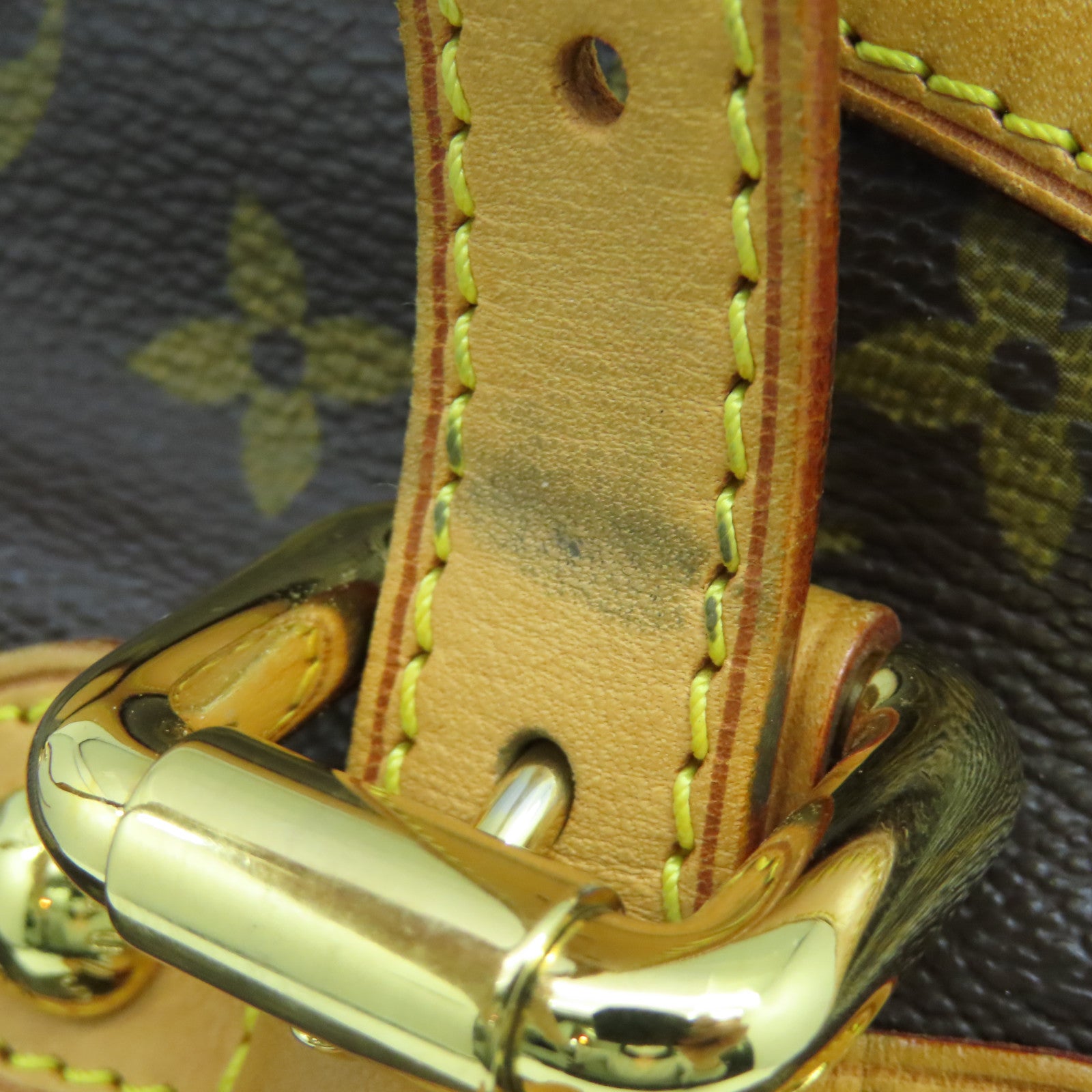 LOUIS VUITTON Monogram Tivoli GM金扣肩背袋啡色