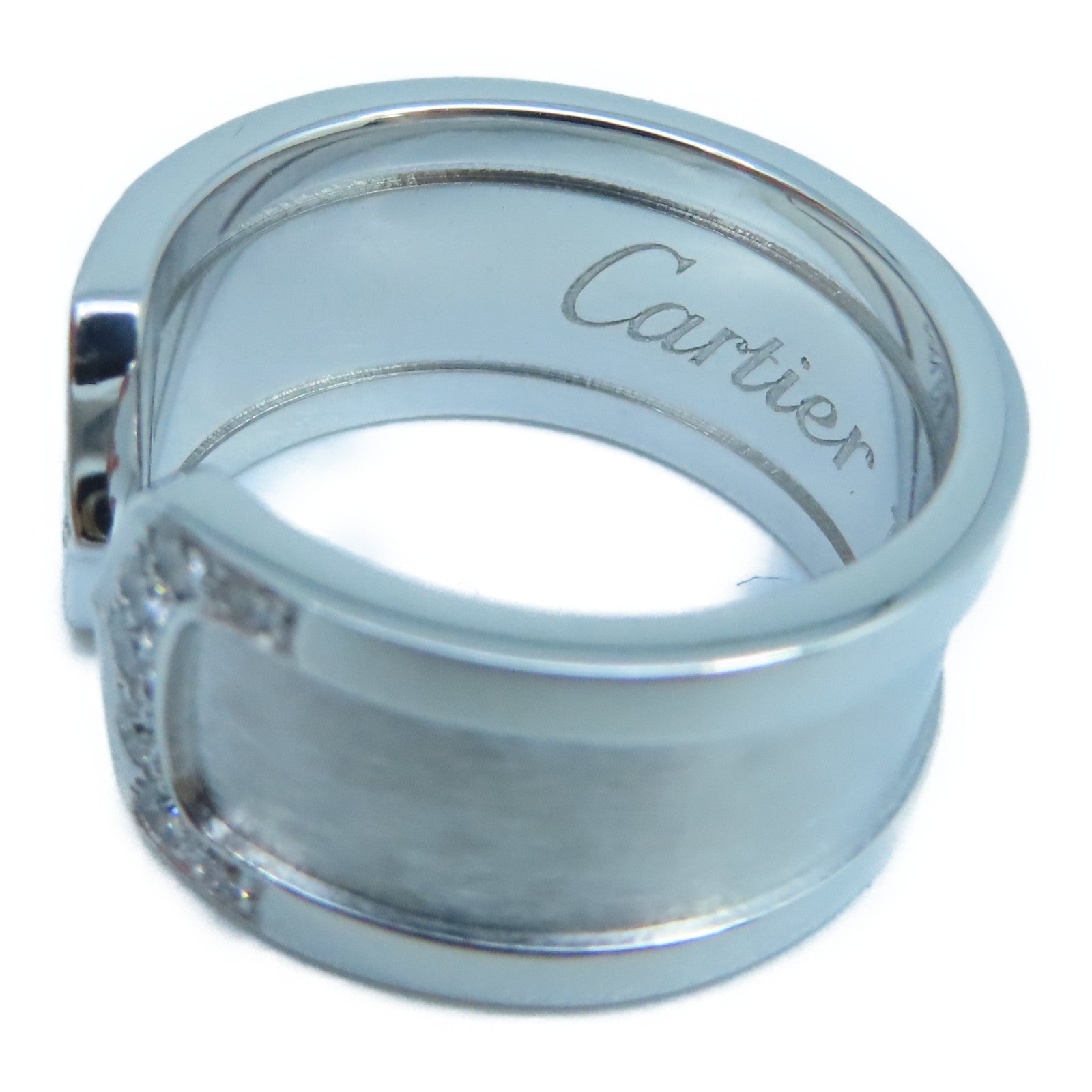 CARTIER 18K白金C2 Diamond Ring戒指US#6.5