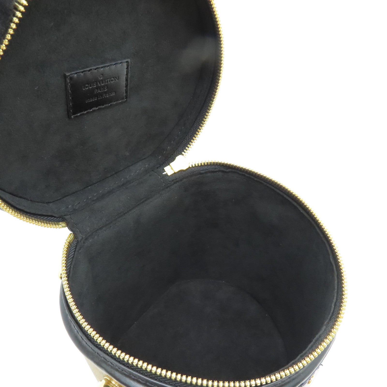 LOUIS VUITTON Monogram Reverse Cannes金扣肩背袋啡色