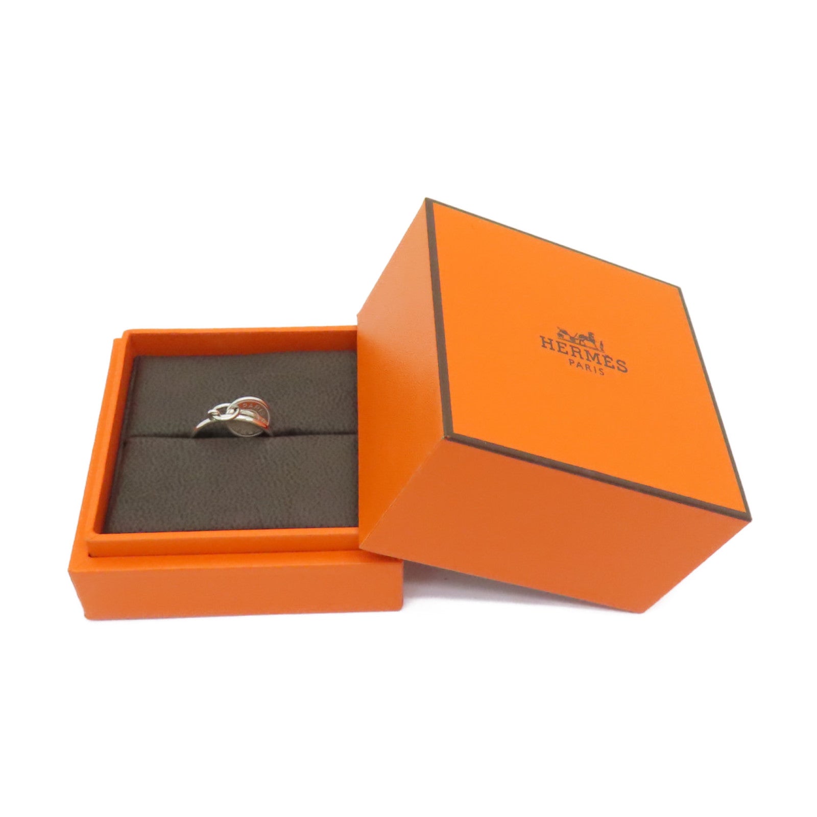 HERMES 18K白金1 Diamond Ring戒指US#6Hermes#52