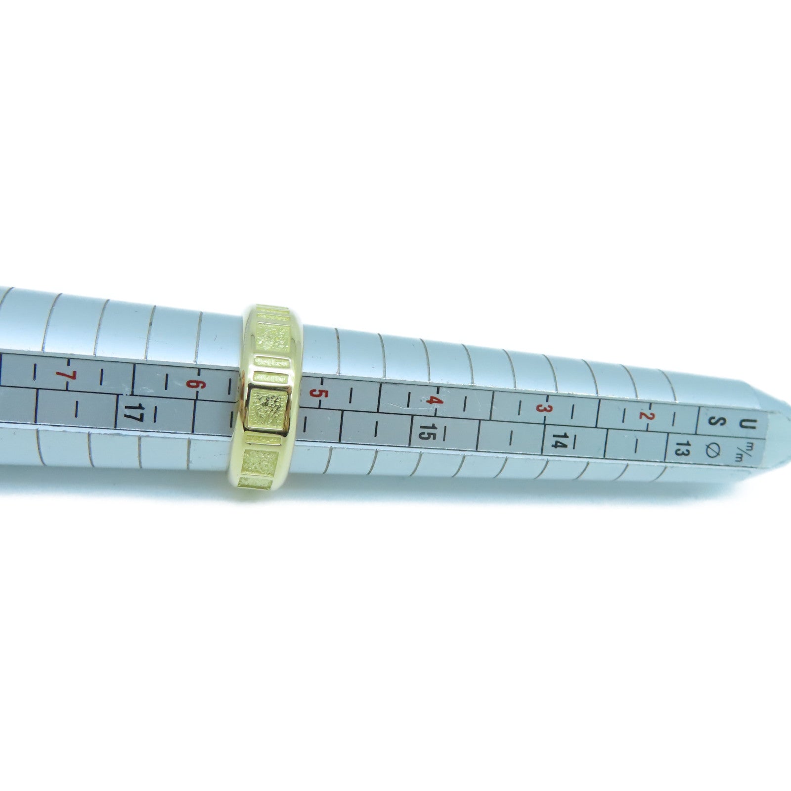 TIFFANY＆CO 18K黃金Atlas Ring戒指US#5.5