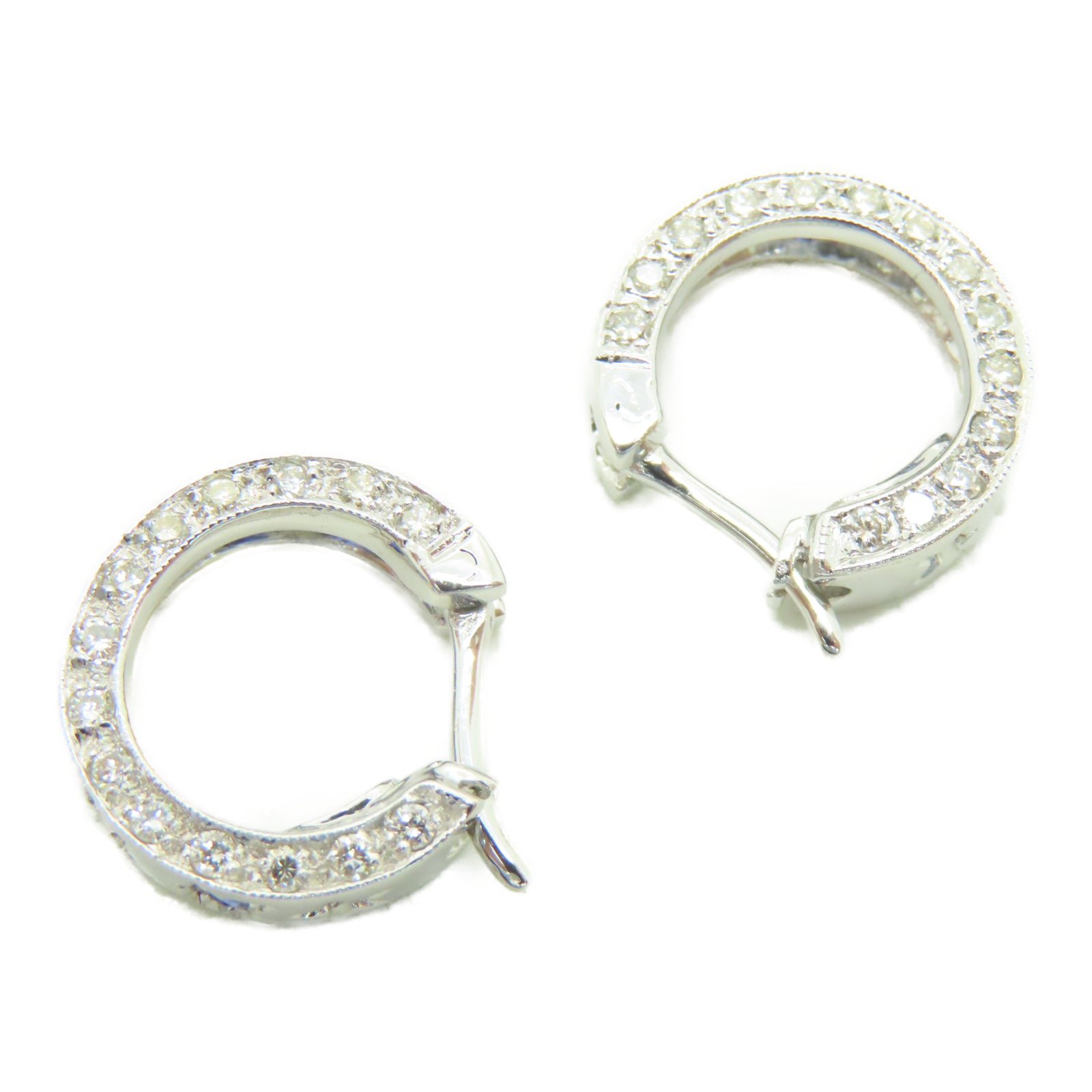 JEWELRY 18K白金Diamond 4.6g鑽石耳環