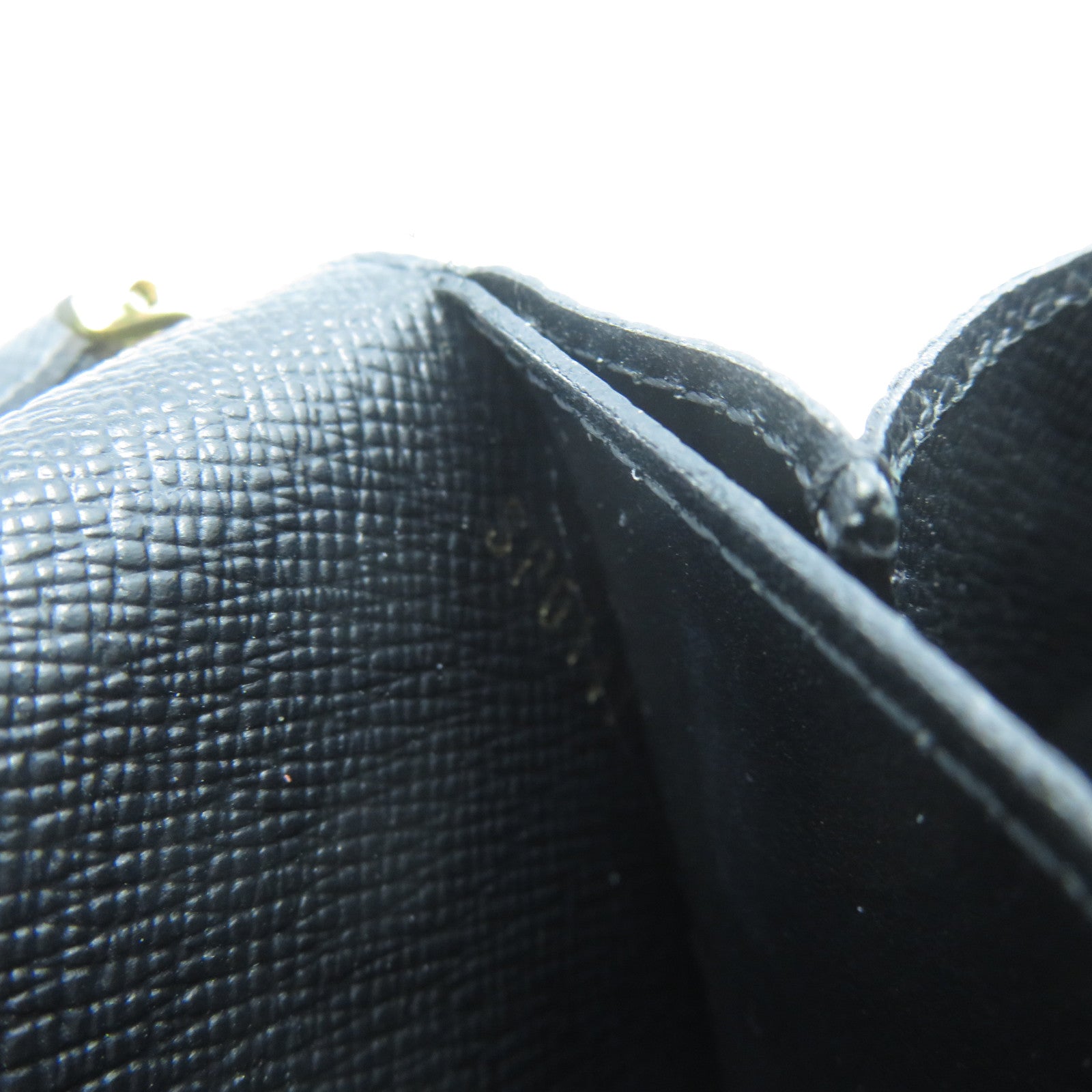 LOUIS VUITTON Epi Portefeuille Twist金扣鏈帶肩背袋黑色