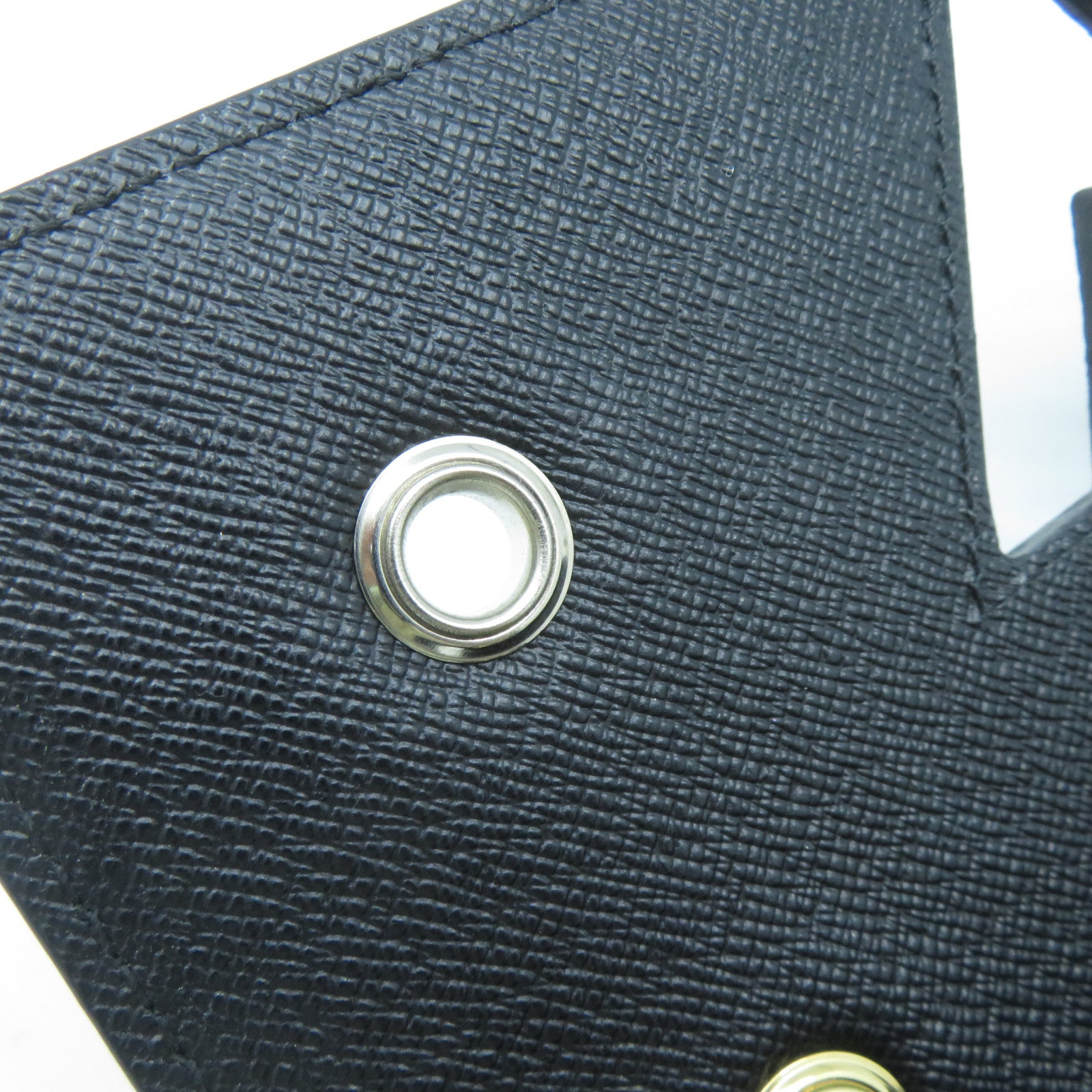LOUIS VUITTON Epi Portefeuille Twist金扣鏈帶肩背袋黑色