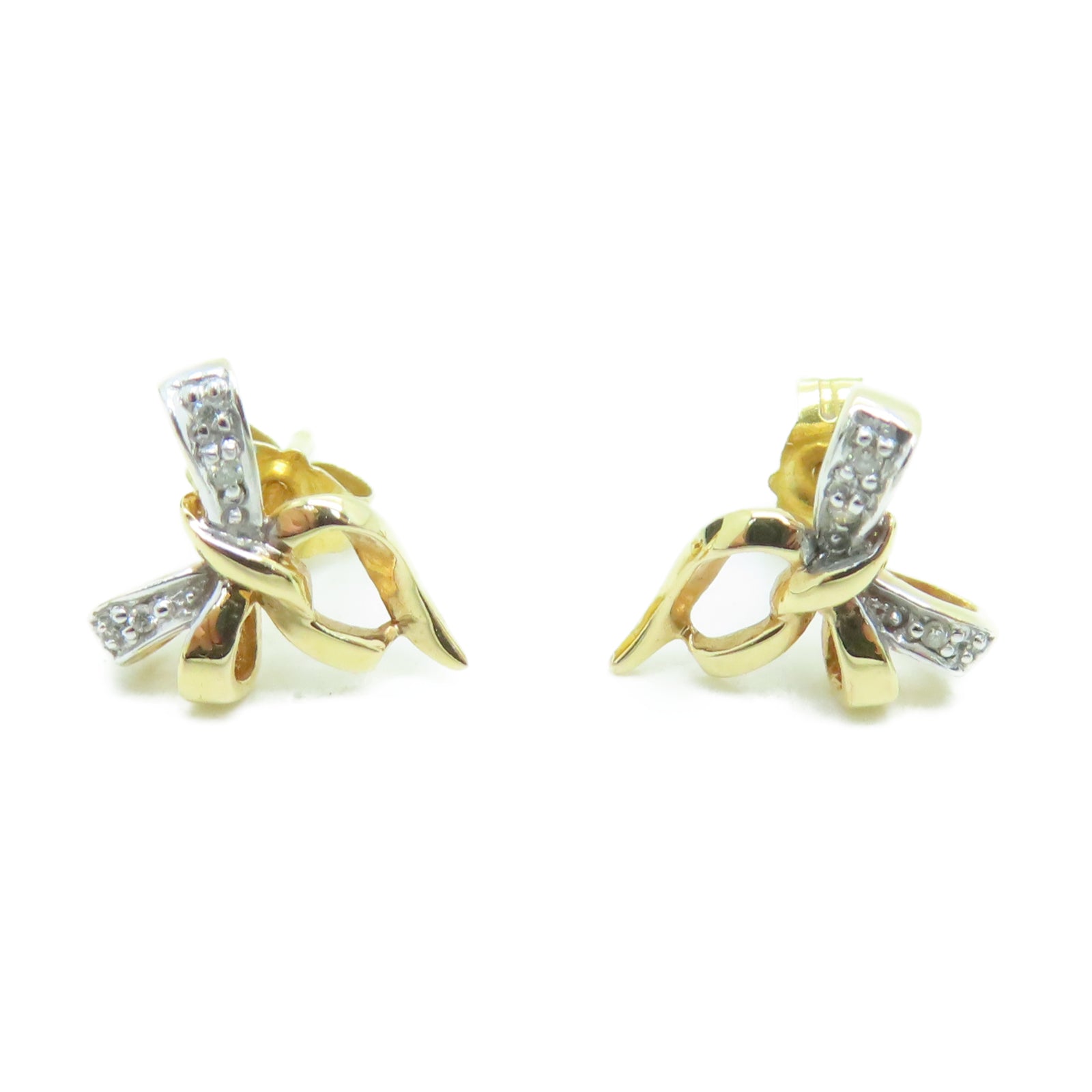 JEWELRY 【激減優惠】18K黃金Diamond 2.6g鑽石耳環