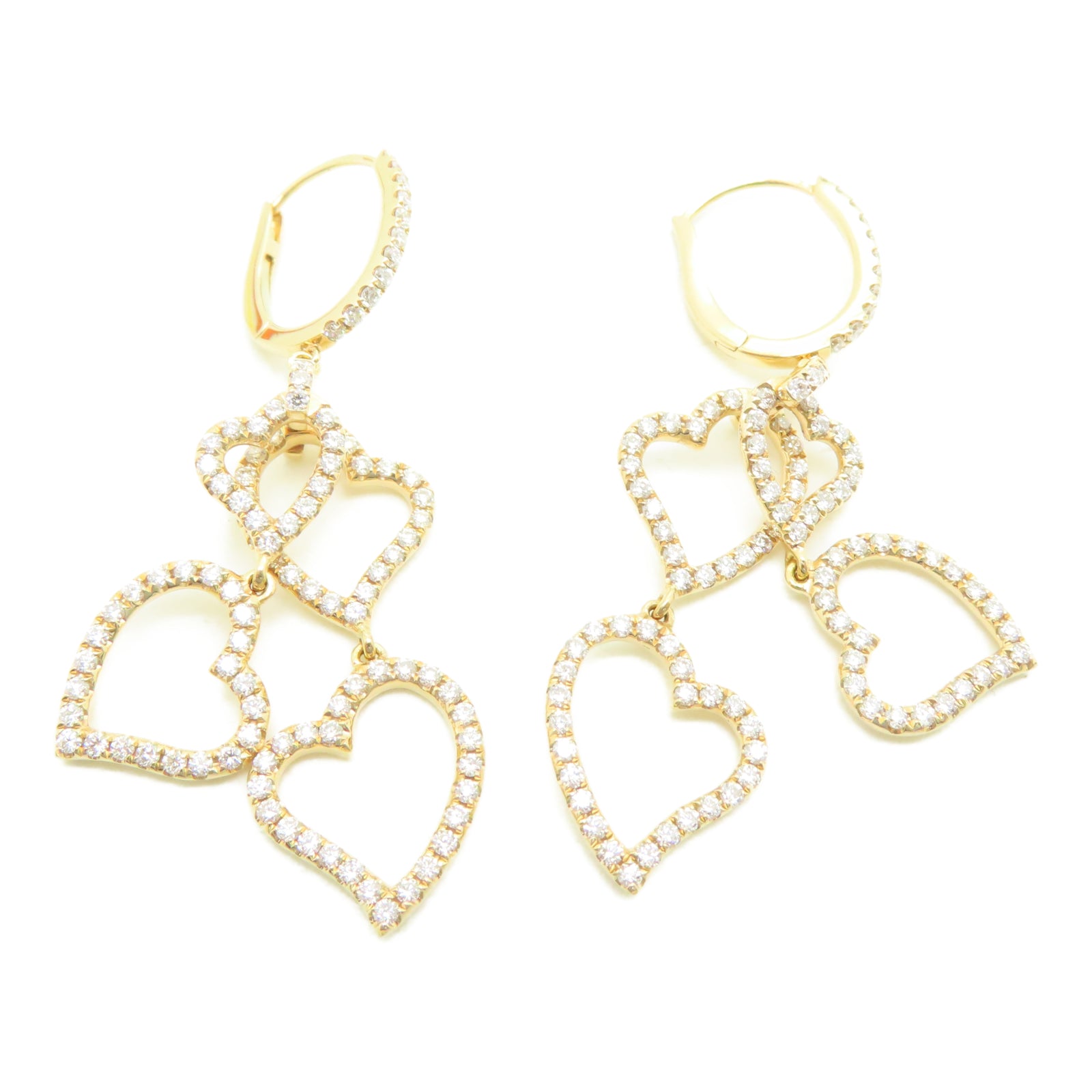 JEWELRY 18K玫瑰金Diamond 8.8g鑽石耳環