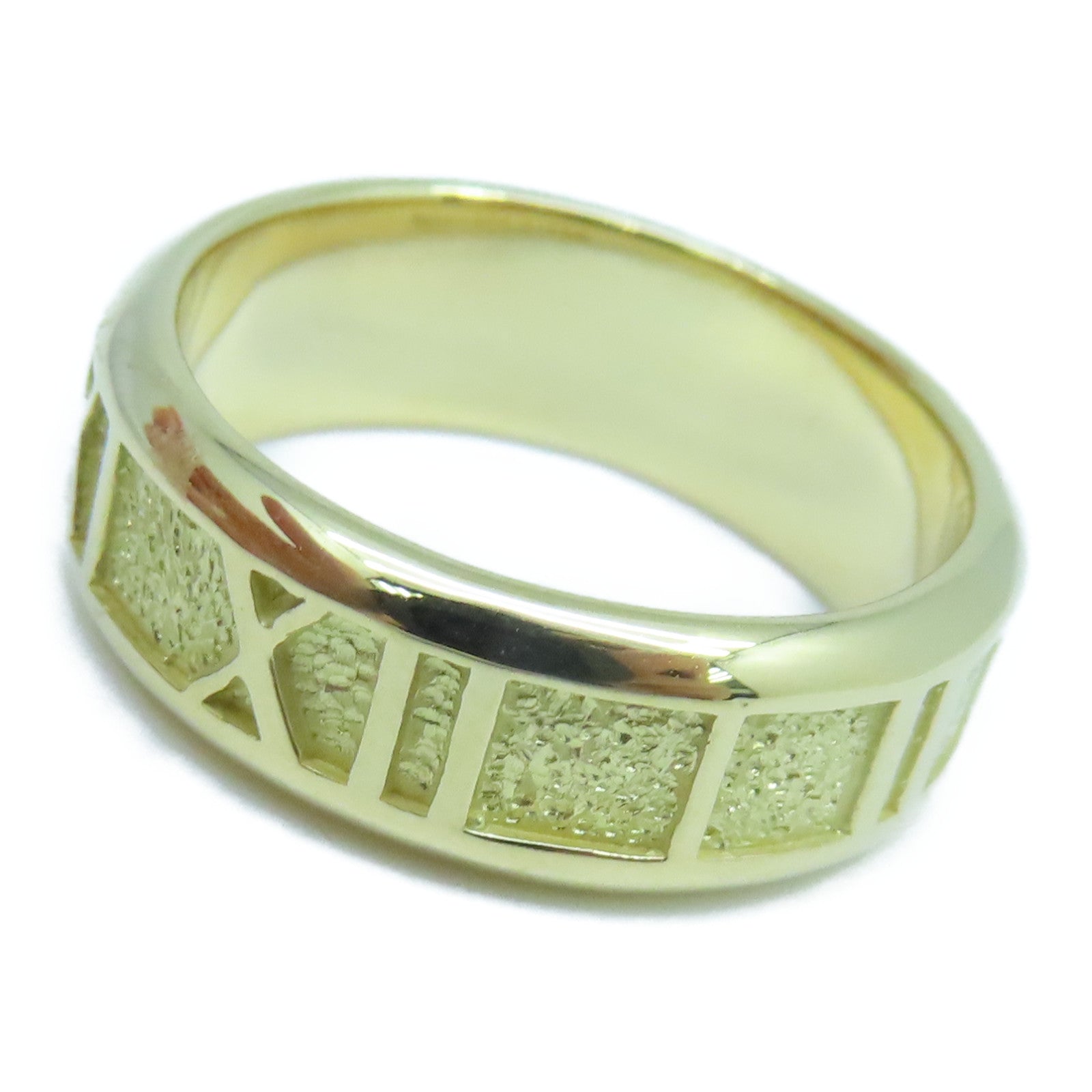 TIFFANY＆CO 18K黃金Atlas Ring戒指US#5.5