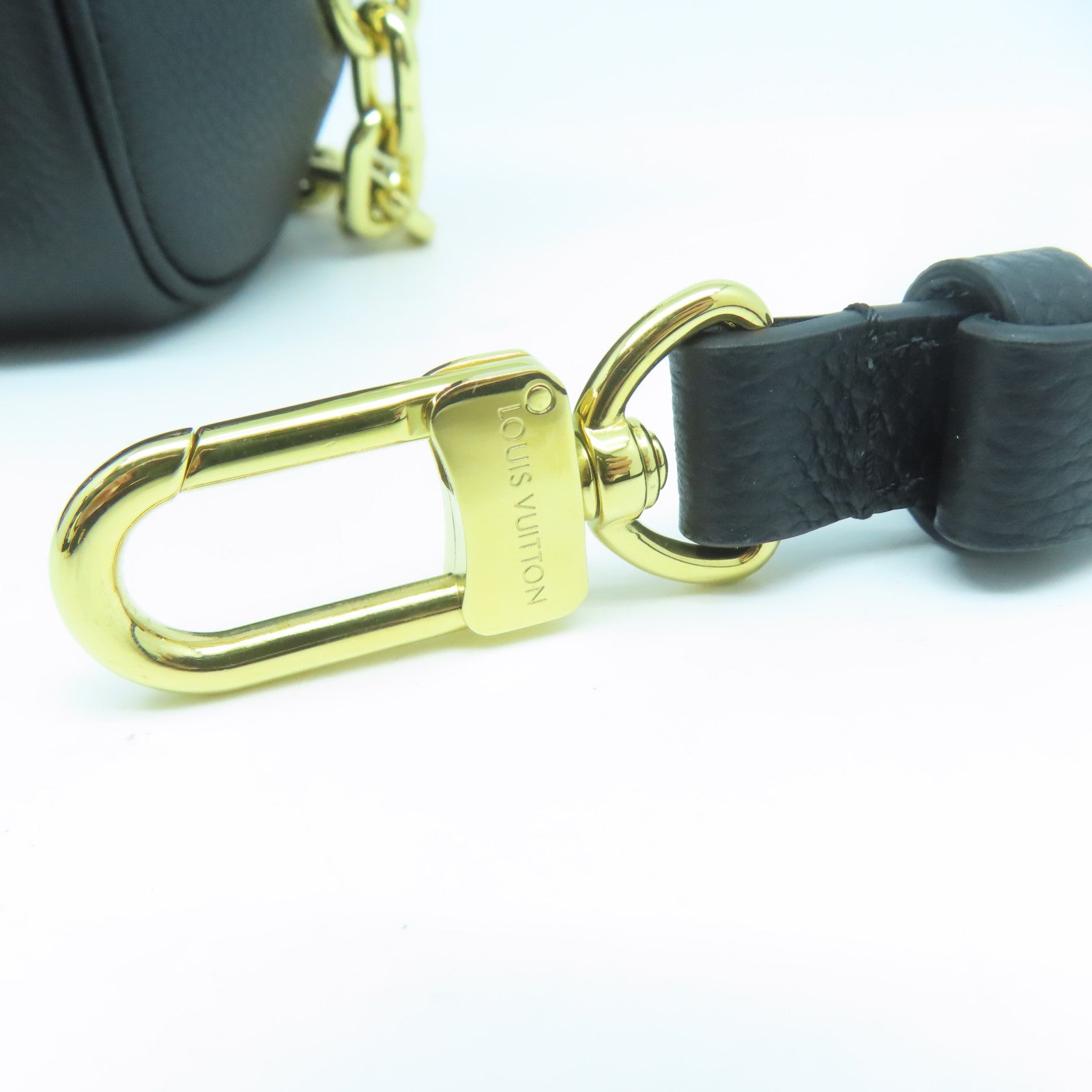 LOUIS VUITTON Monogram Empreinte Favorite手挽肩背兩用袋黑色/米色
