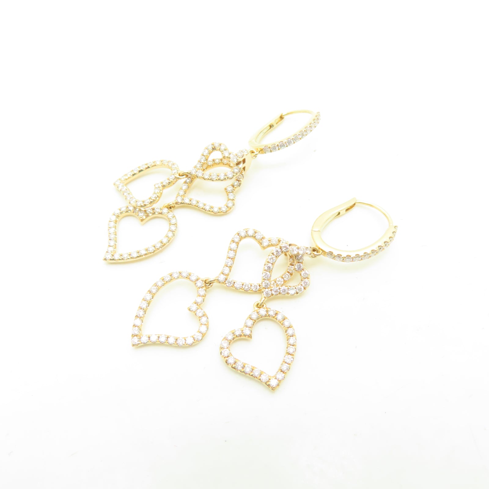 JEWELRY 18K玫瑰金Diamond 8.8g鑽石耳環