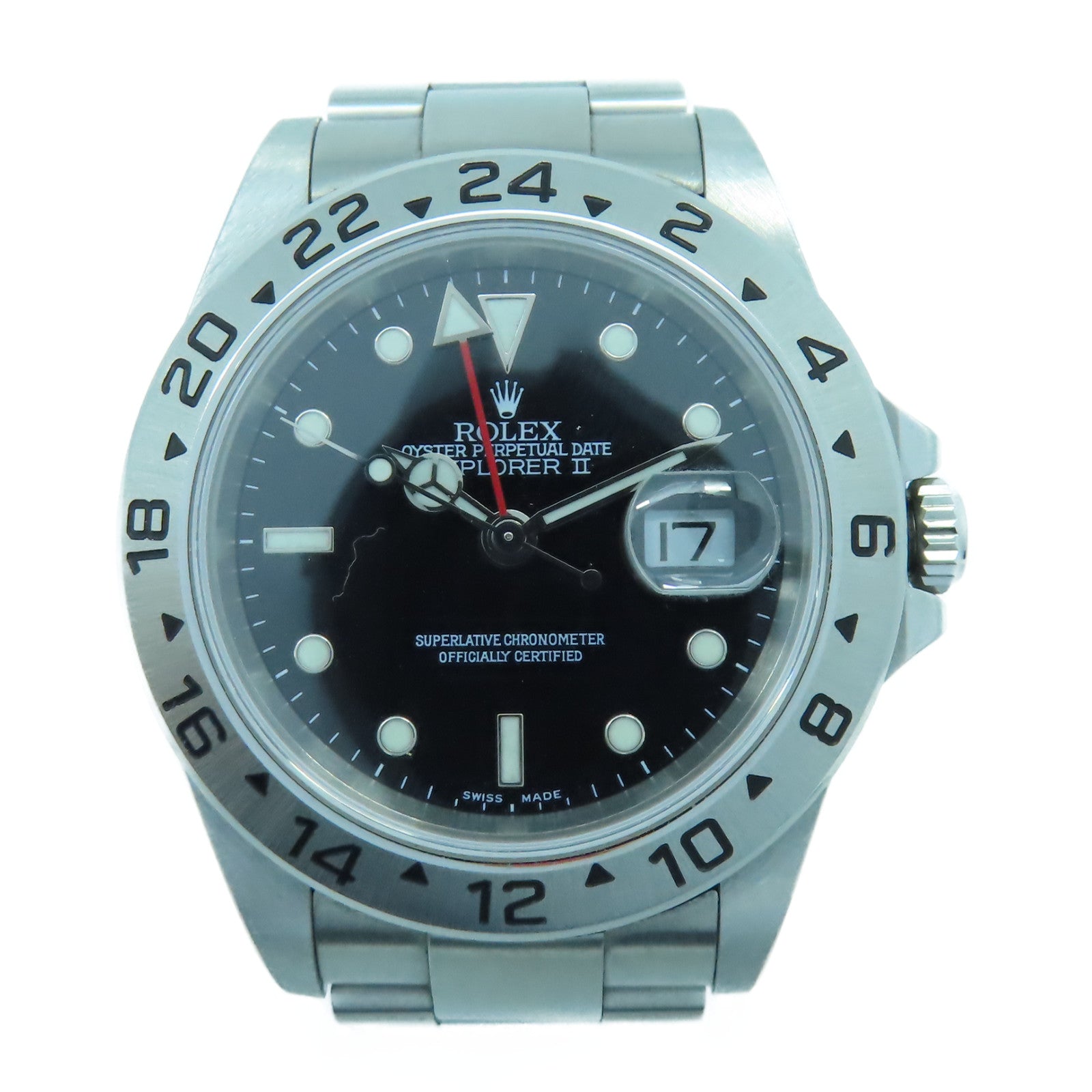 ROLEX 【激減優惠】Explorer II不鏽鋼自動機芯手錶黑色