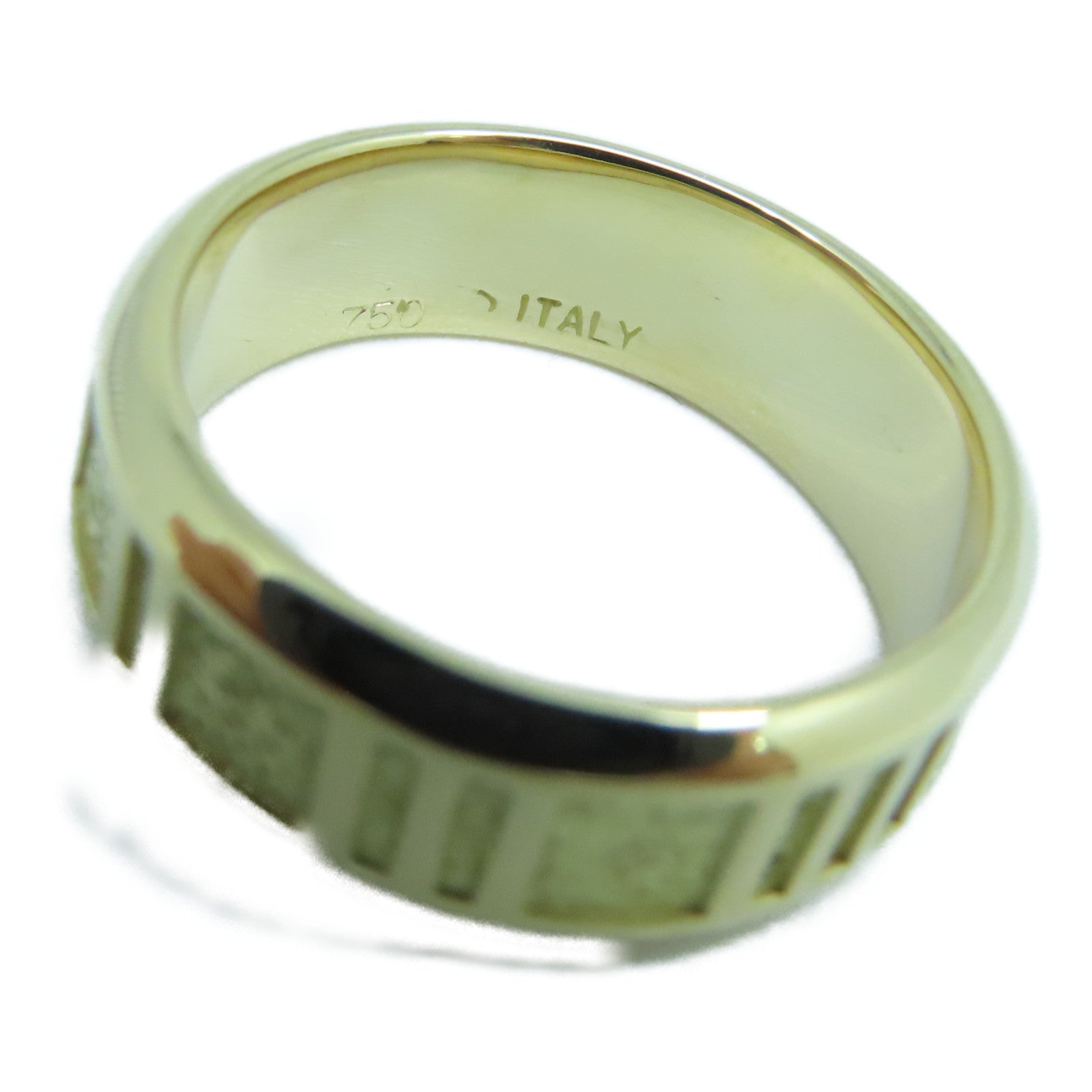 TIFFANY＆CO 18K黃金Atlas Ring戒指US#5.5