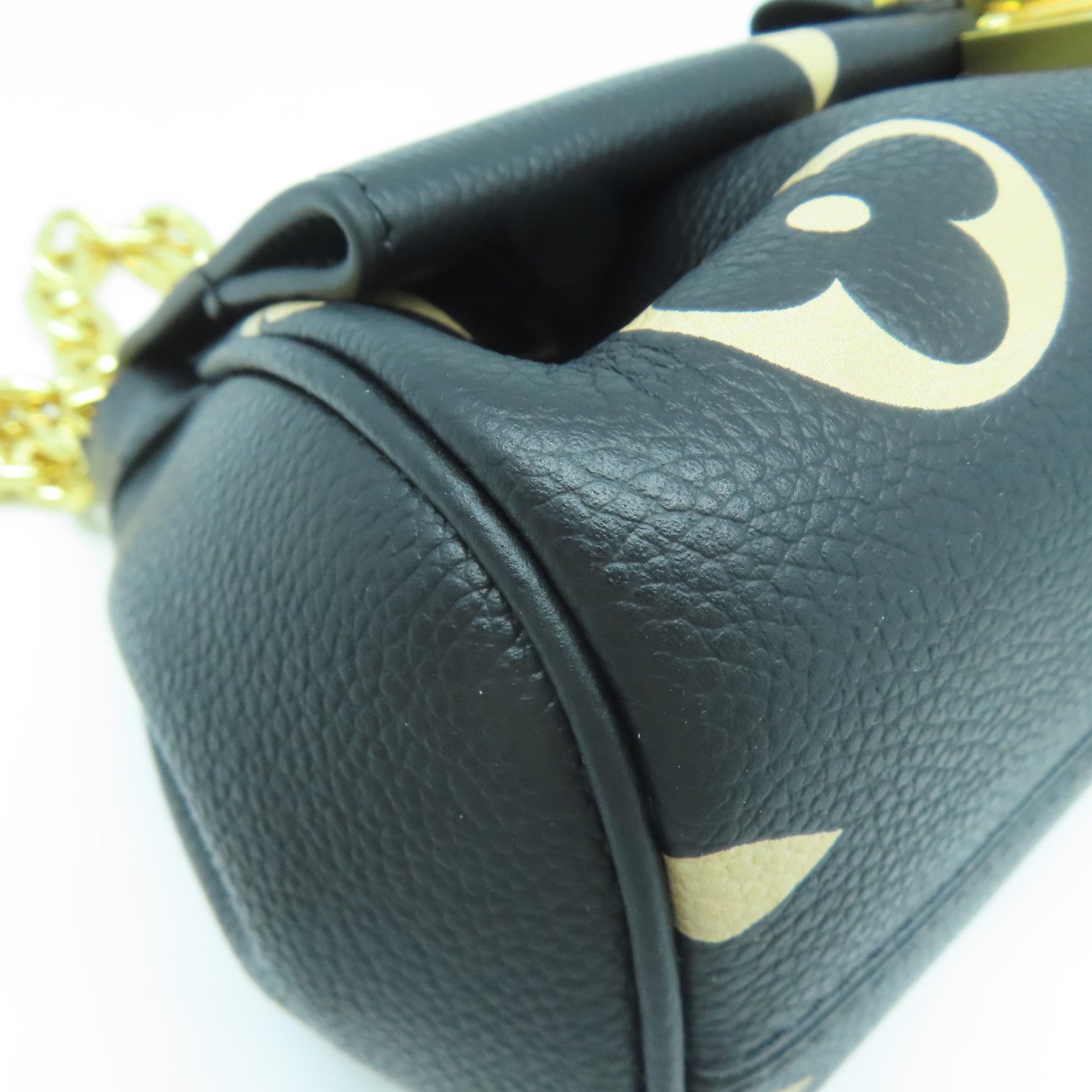 LOUIS VUITTON Monogram Empreinte Favorite手挽肩背兩用袋黑色/米色