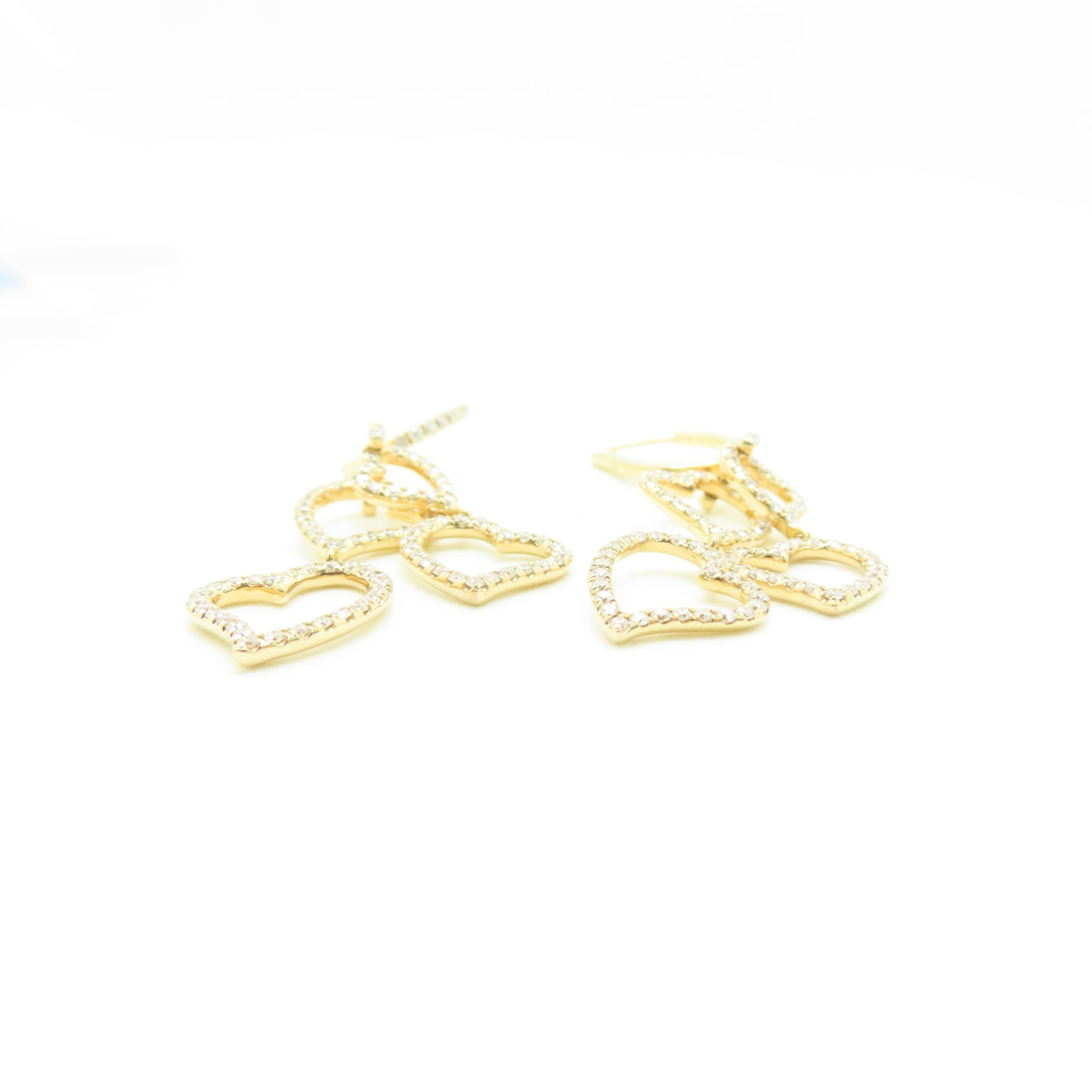 JEWELRY 18K玫瑰金Diamond 8.8g鑽石耳環
