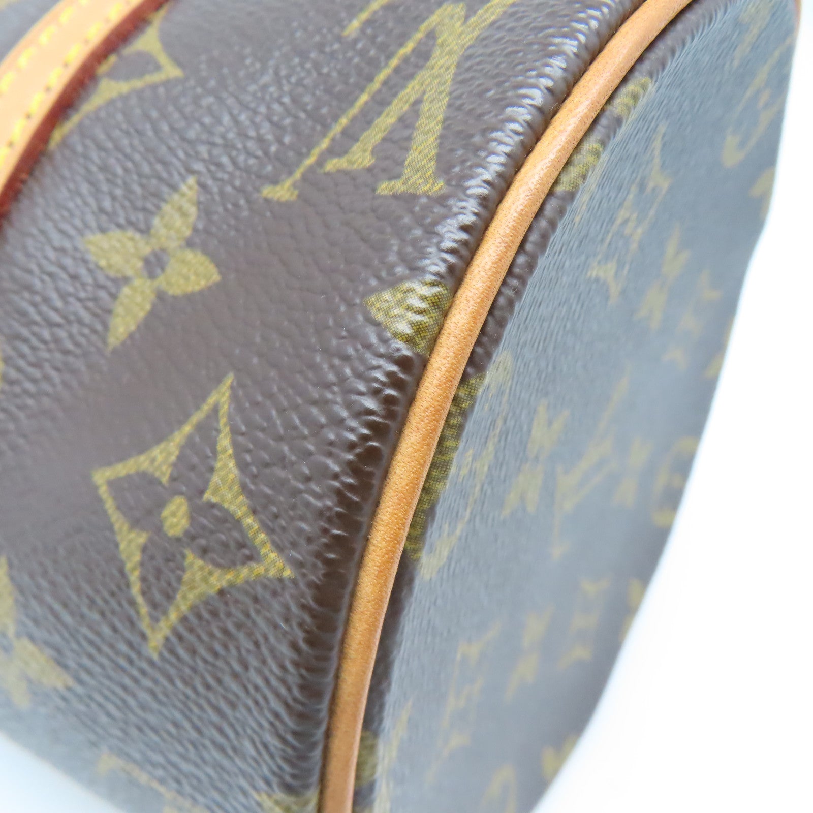 LOUIS VUITTON Monogram Papillon 26金扣手挽袋啡色