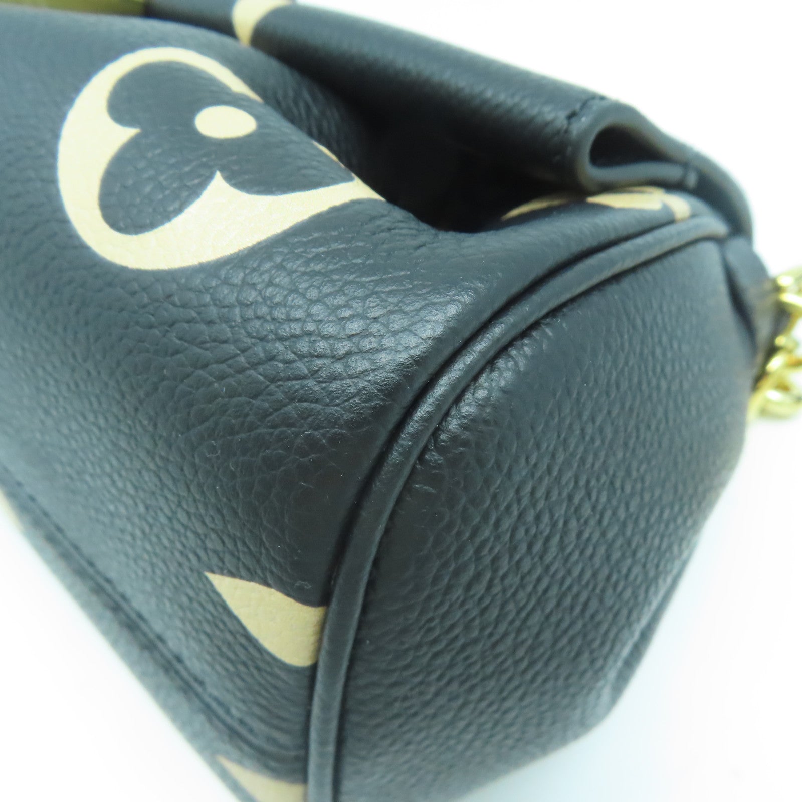LOUIS VUITTON Monogram Empreinte Favorite手挽肩背兩用袋黑色/米色