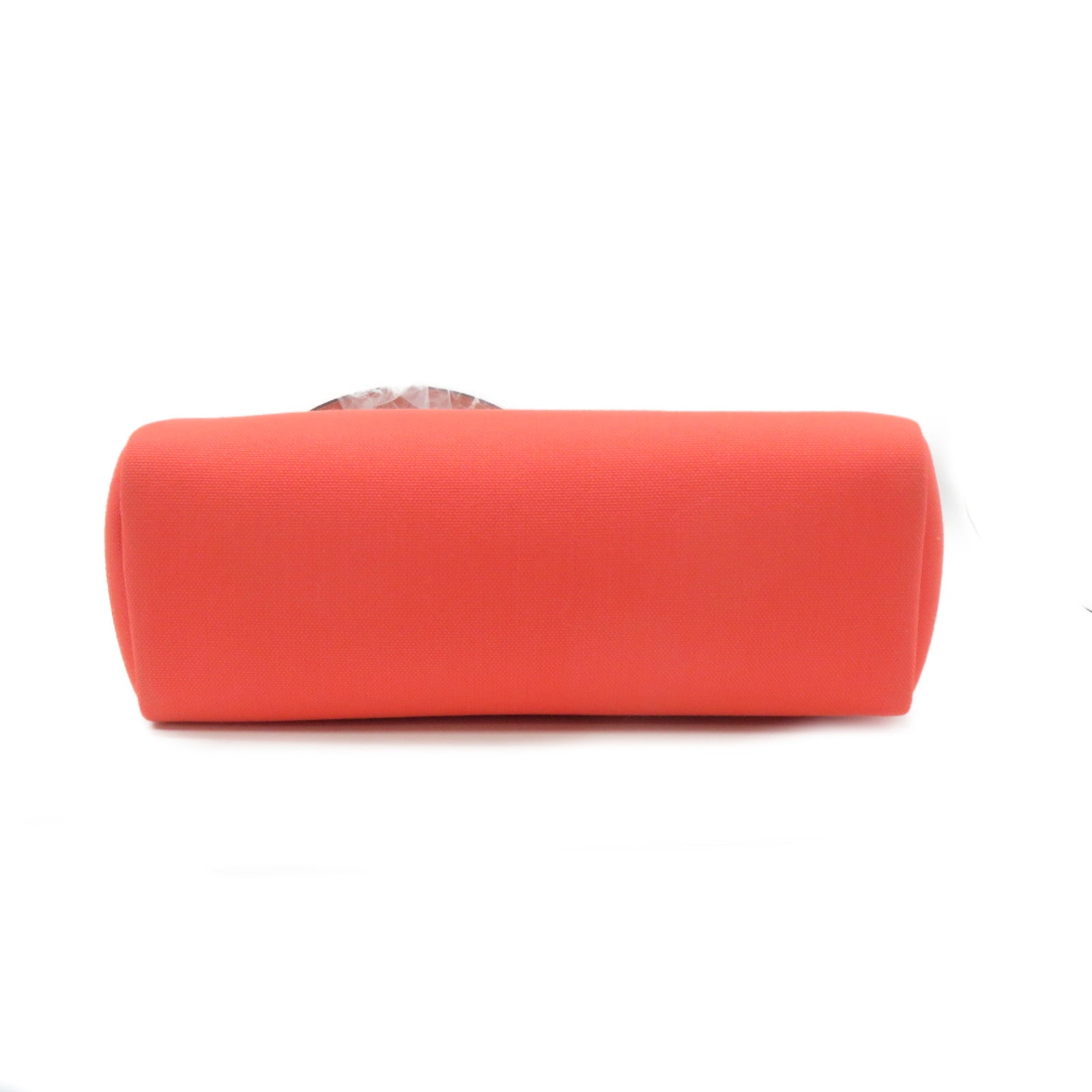 HERMES Toile H Canvas Herbag PM 2way Shoulder Bag Silver Buckle Handle Shoulder Bag Rose Texas/Rough H Red/Pink
