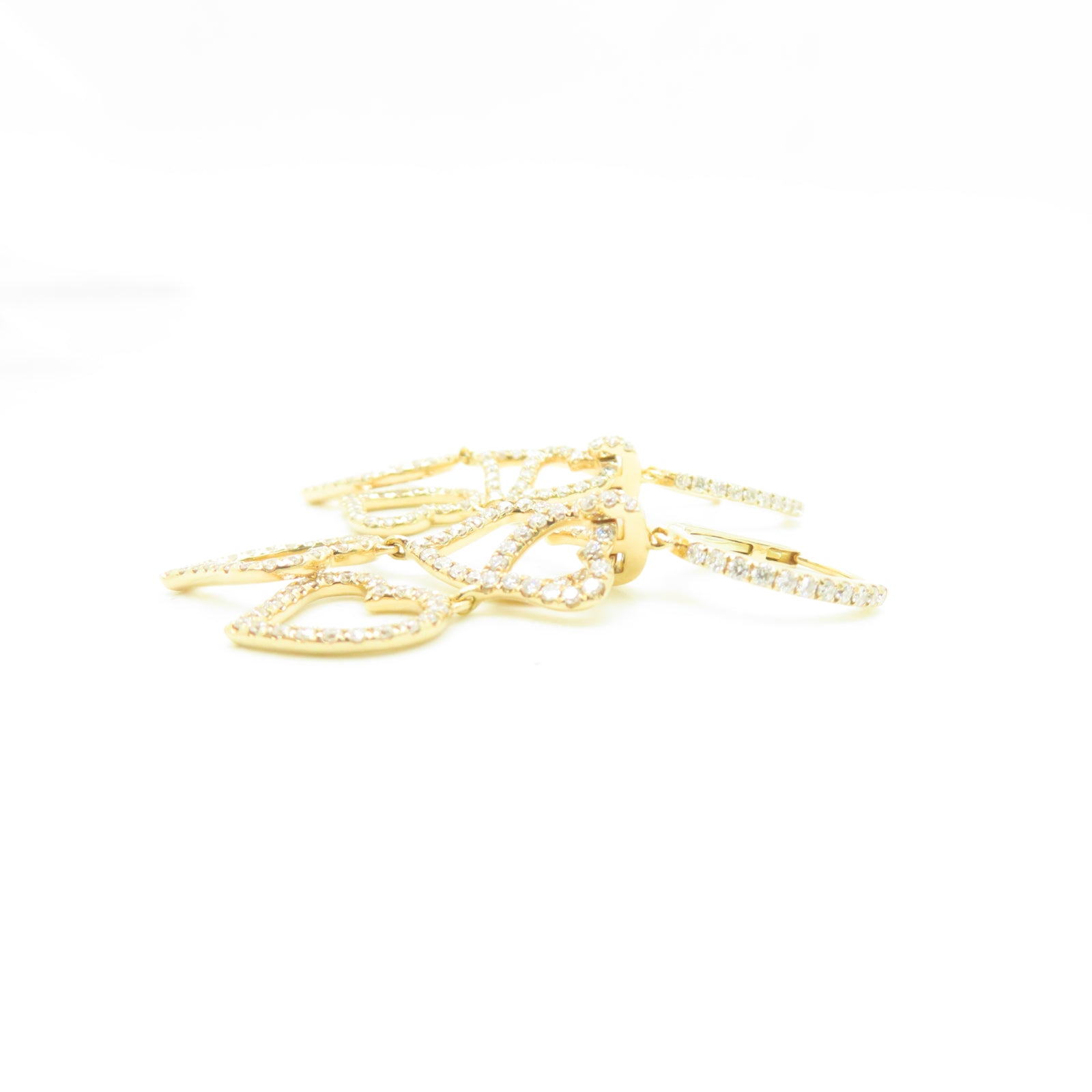 JEWELRY 18K玫瑰金Diamond 8.8g鑽石耳環