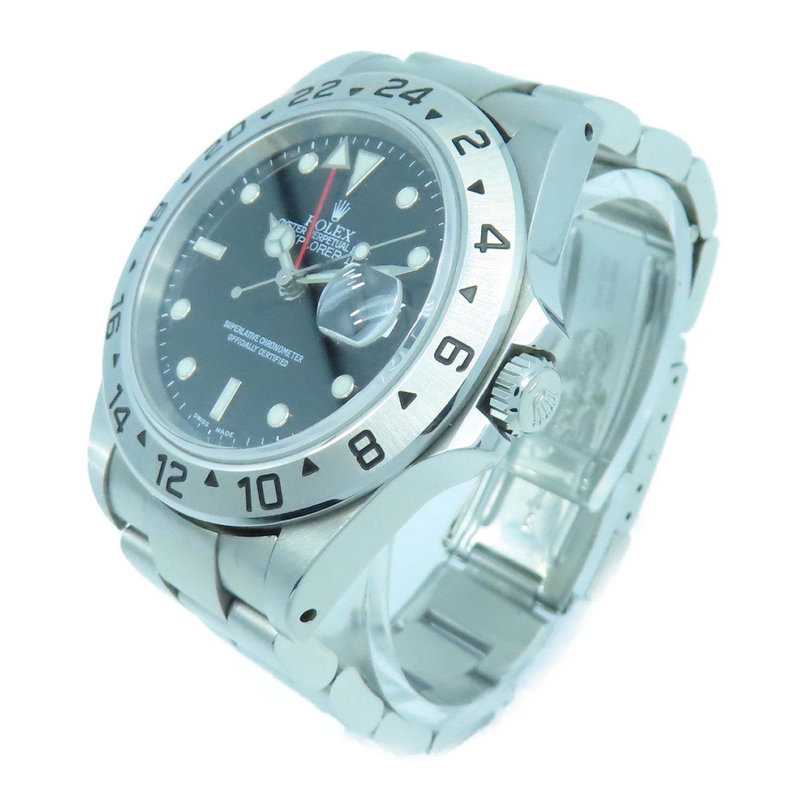 ROLEX 【激減優惠】Explorer II不鏽鋼自動機芯手錶黑色