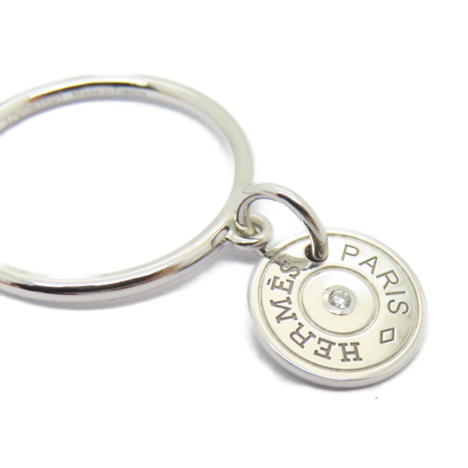 HERMES 18K白金1 Diamond Ring戒指US#6Hermes#52