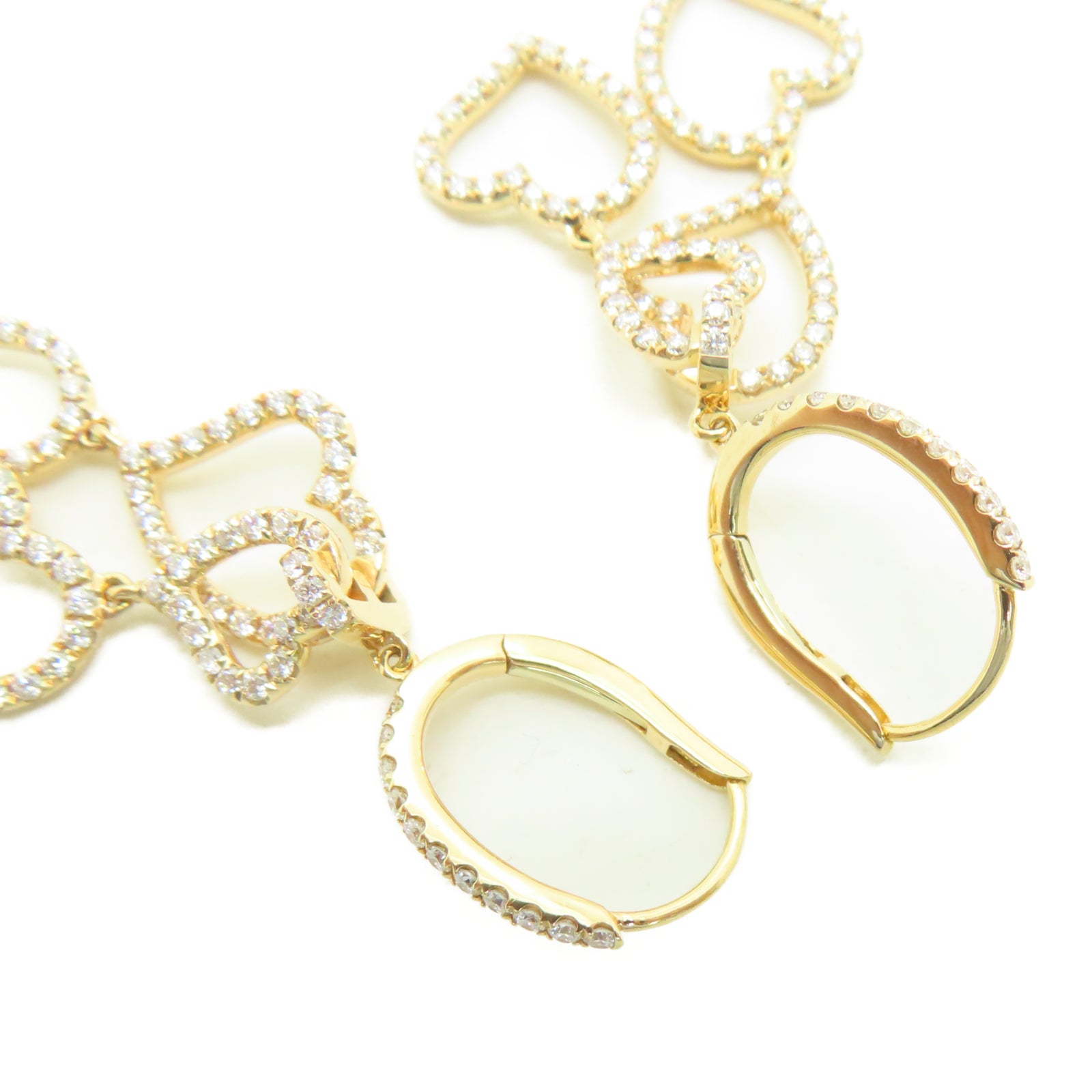 JEWELRY 18K玫瑰金Diamond 8.8g鑽石耳環