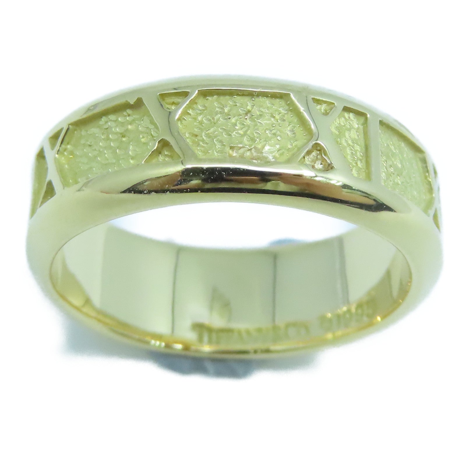 TIFFANY＆CO 18K黃金Atlas Ring戒指US#5.5