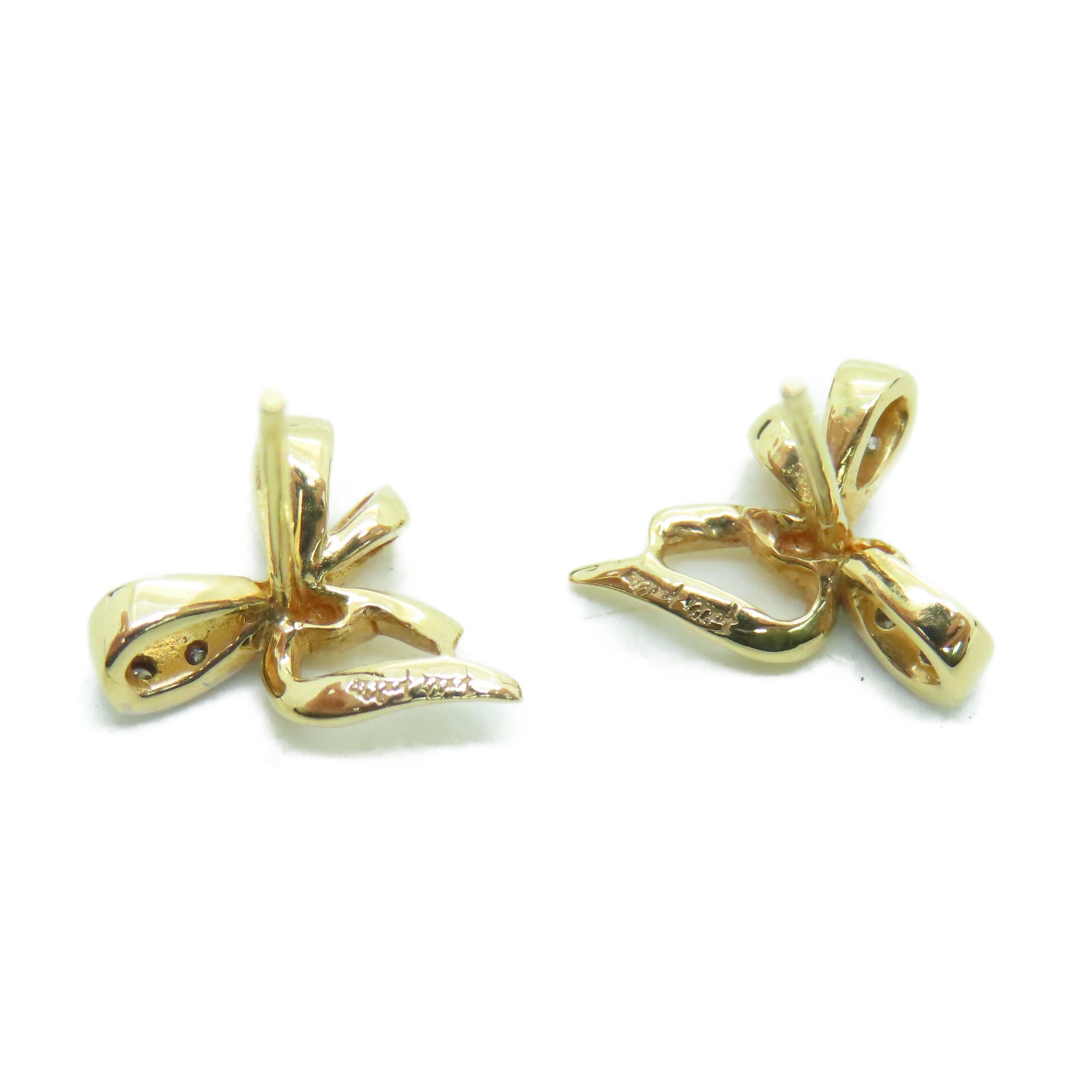 JEWELRY 【激減優惠】18K黃金Diamond 2.6g鑽石耳環