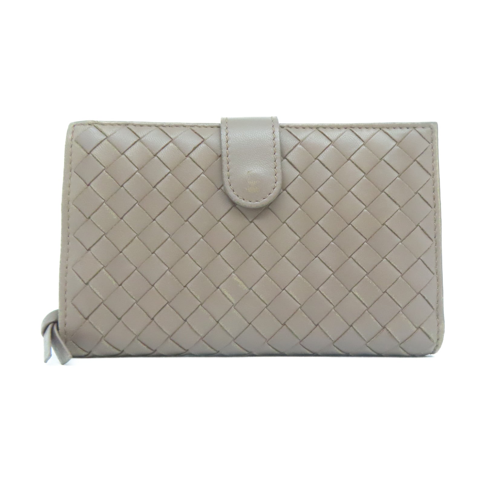 BOTTEGA VENETA 織紋皮革Wallet錢包啡色