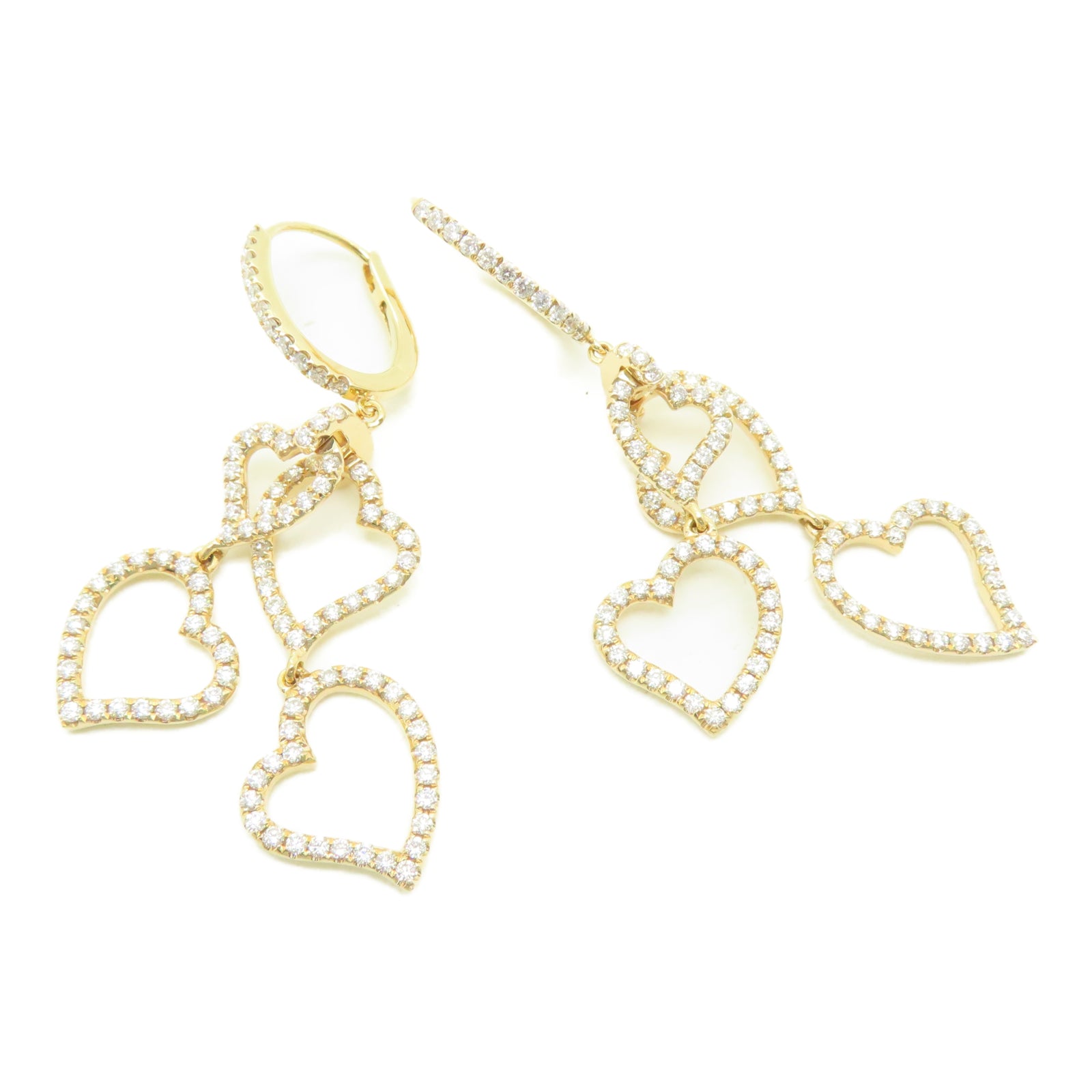 JEWELRY 18K玫瑰金Diamond 8.8g鑽石耳環