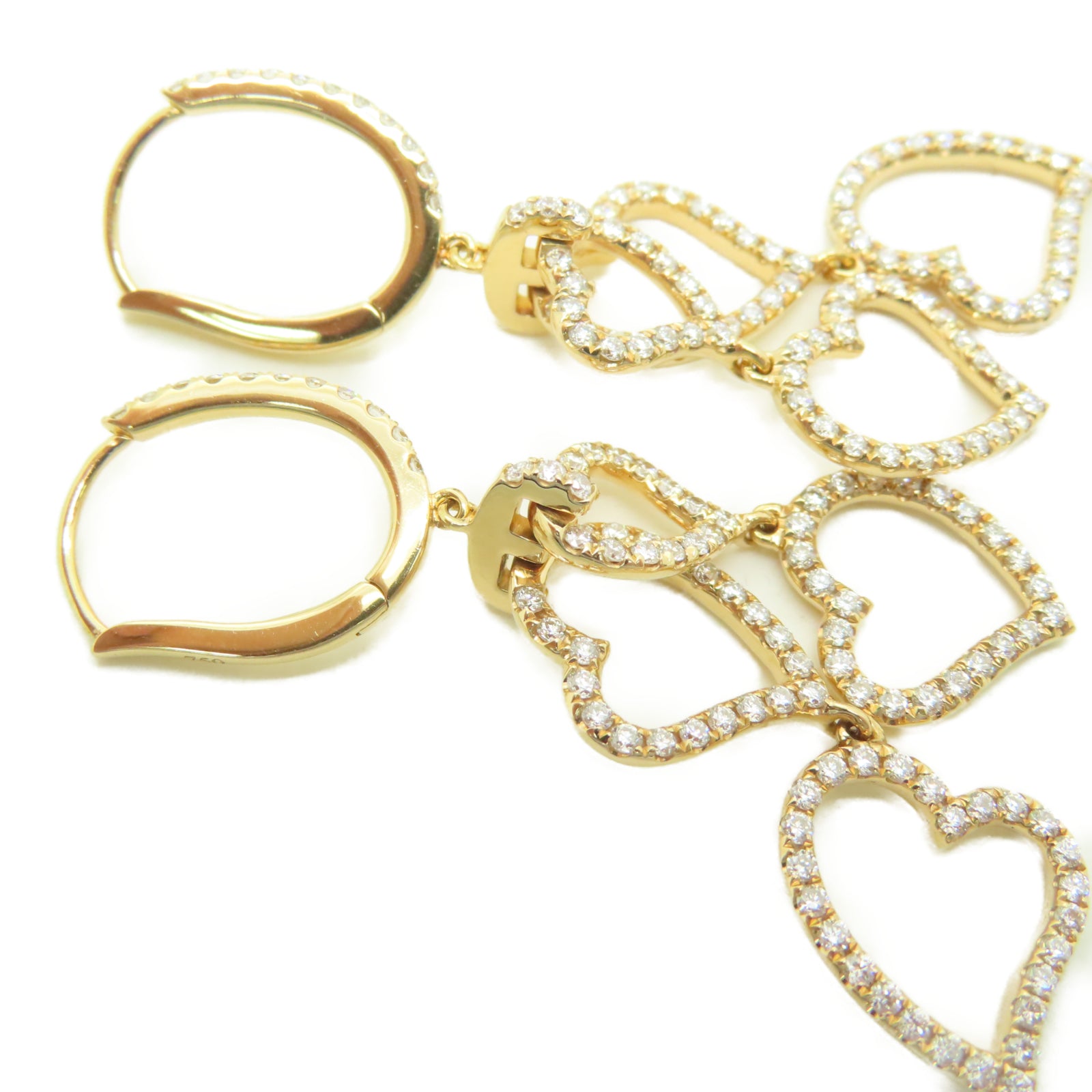 JEWELRY 18K玫瑰金Diamond 8.8g鑽石耳環